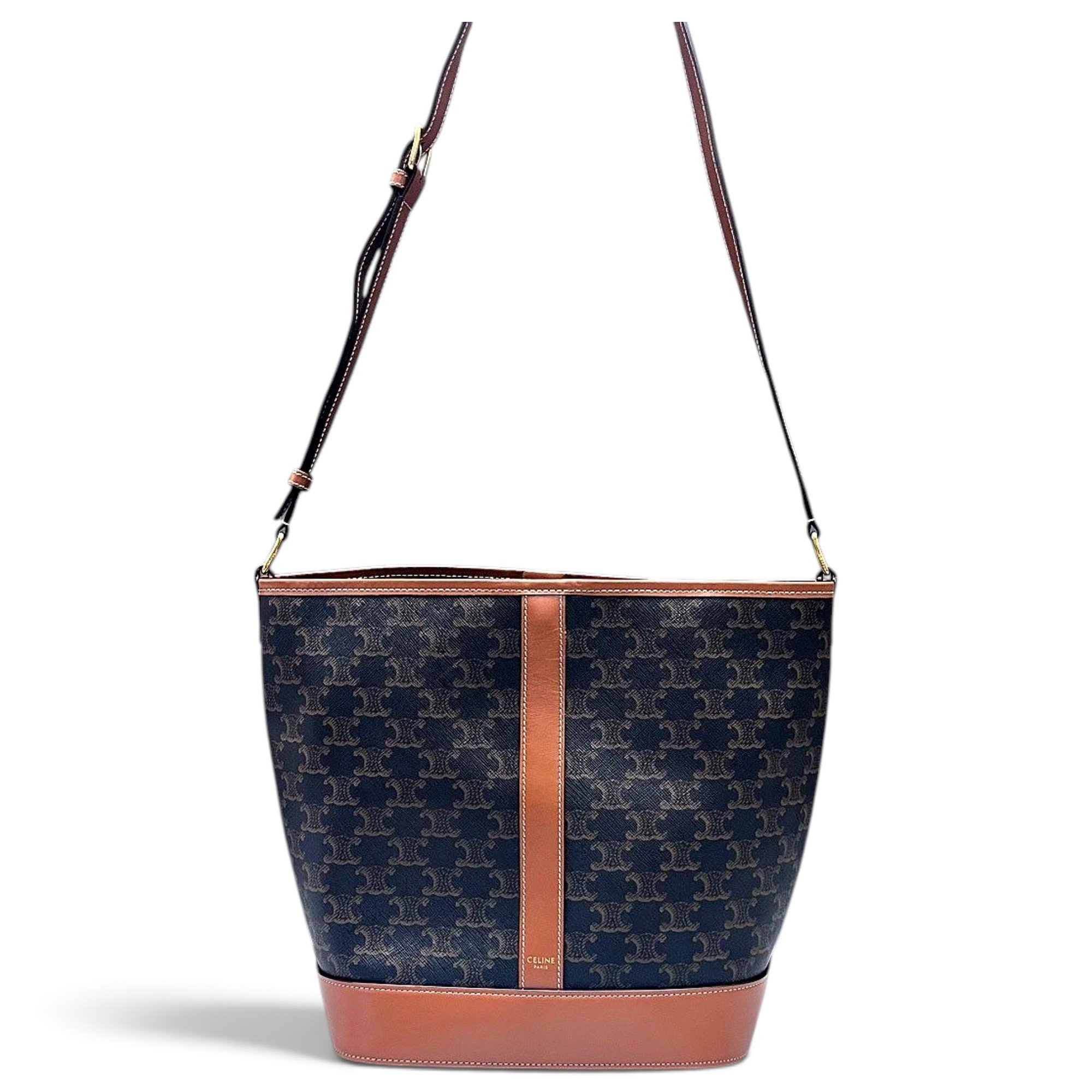 SAC SEAU leather handbag