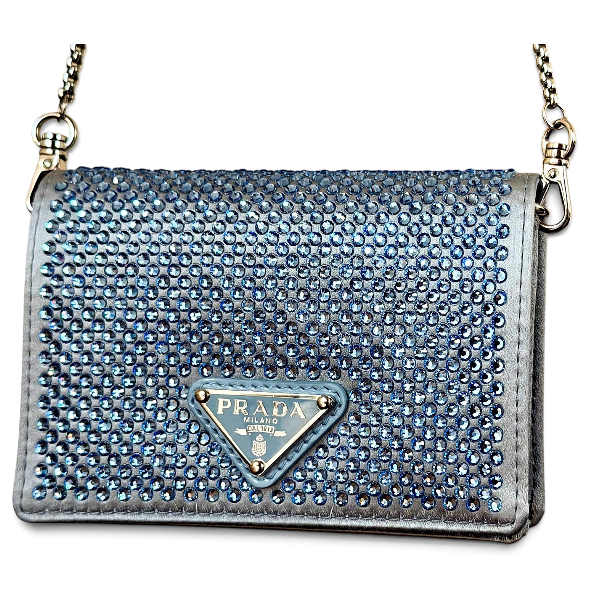 Glitter clutch bag