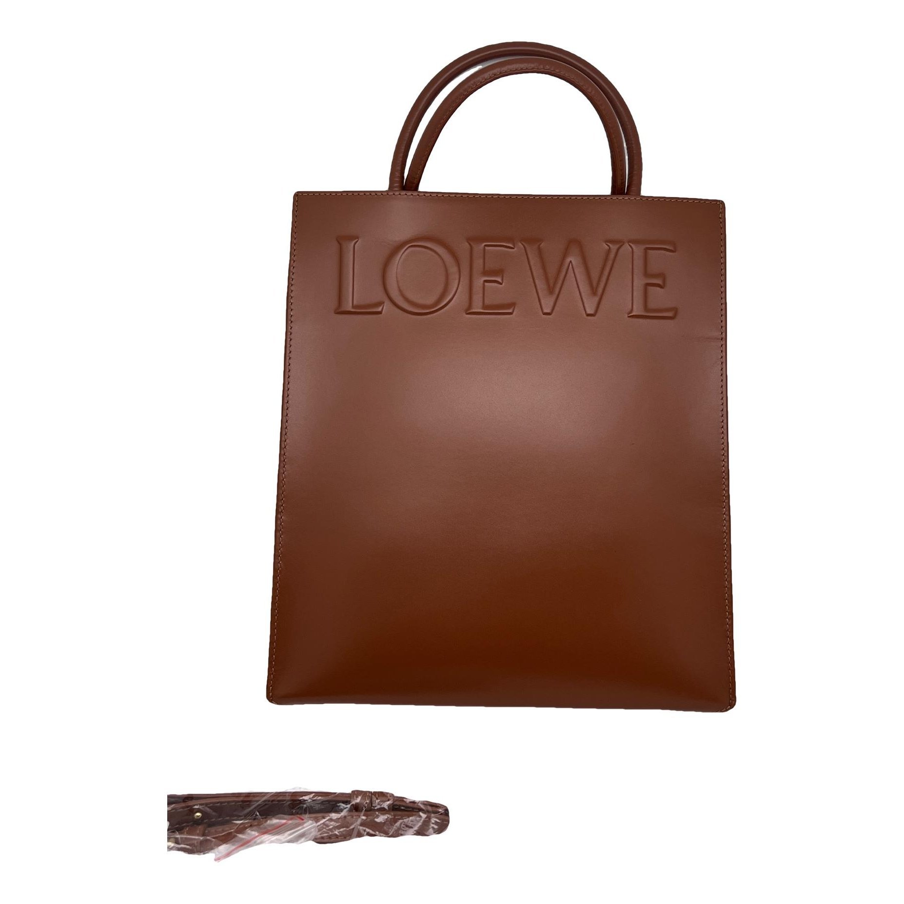 A5 leather handbag