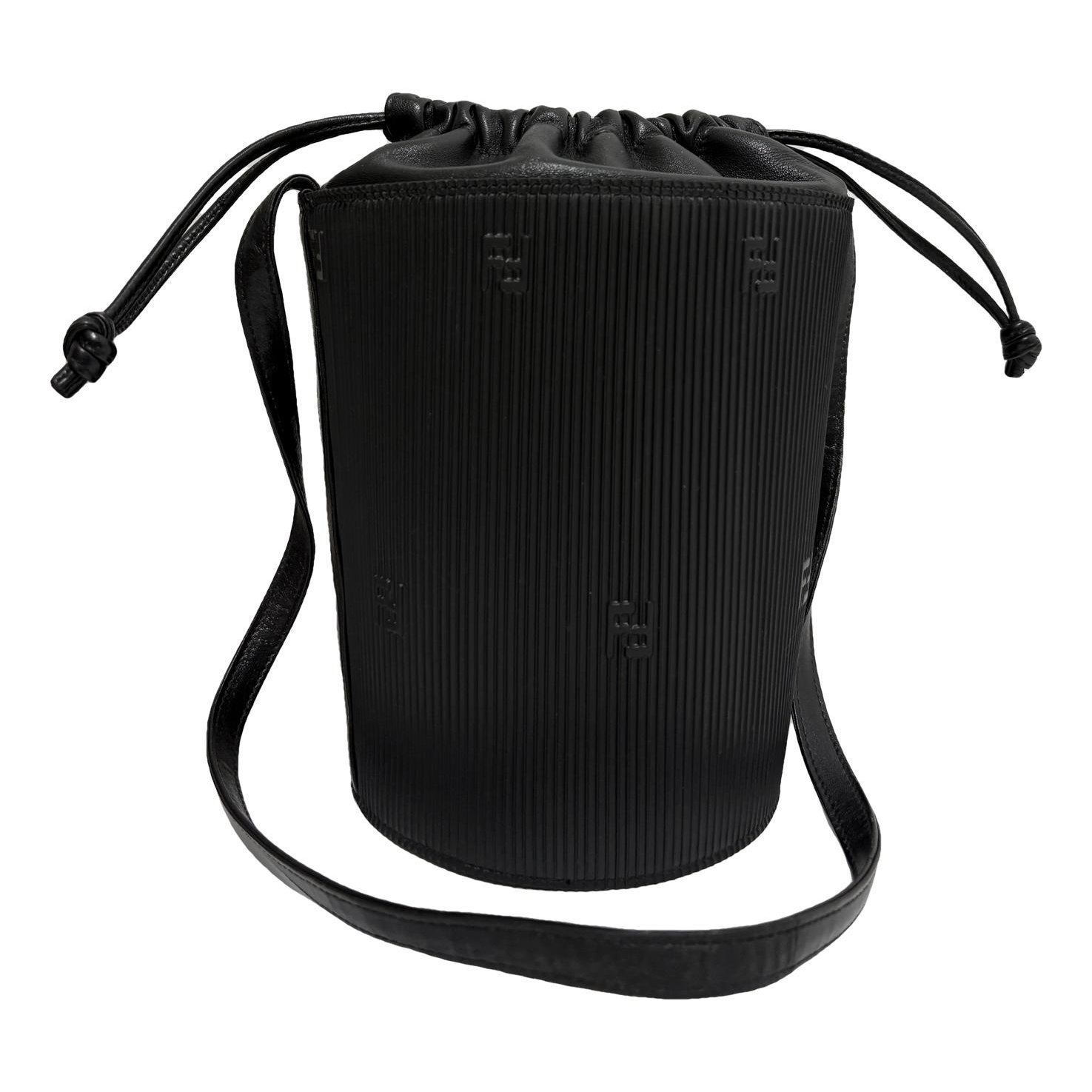 FF leather crossbody bag
