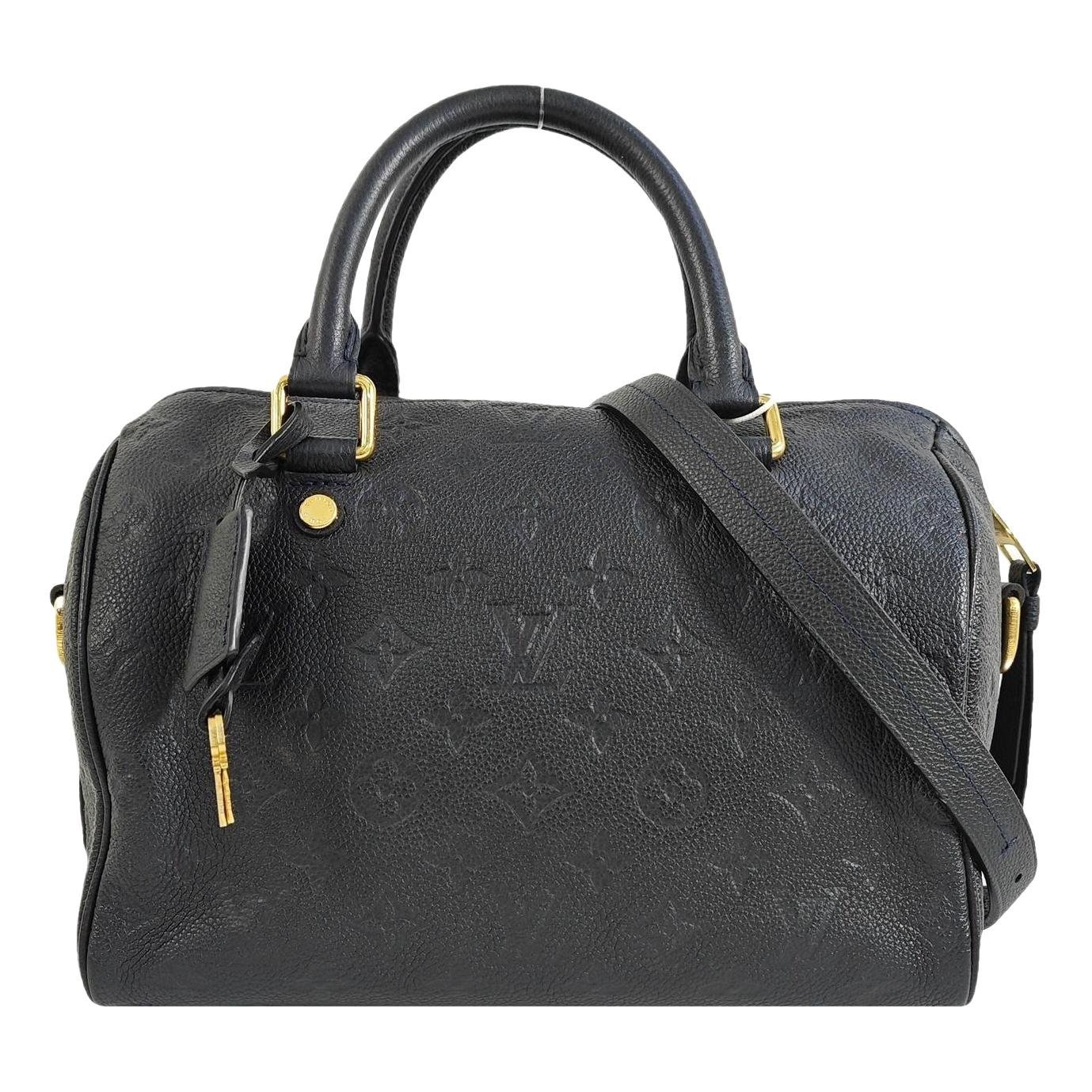 Nano Speedy / Mini HL leather handbag