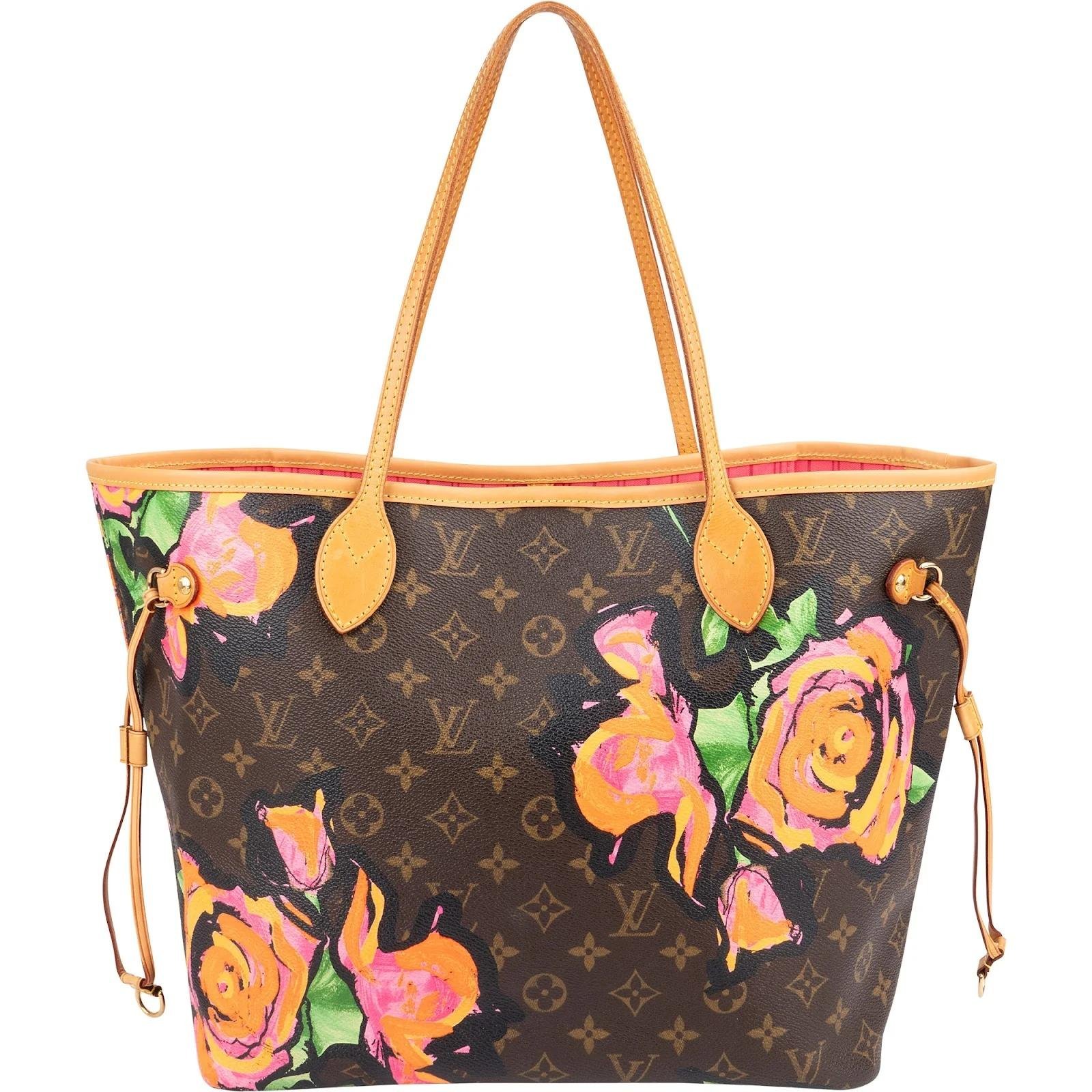Louis Vuitton Neverfull leather handbag