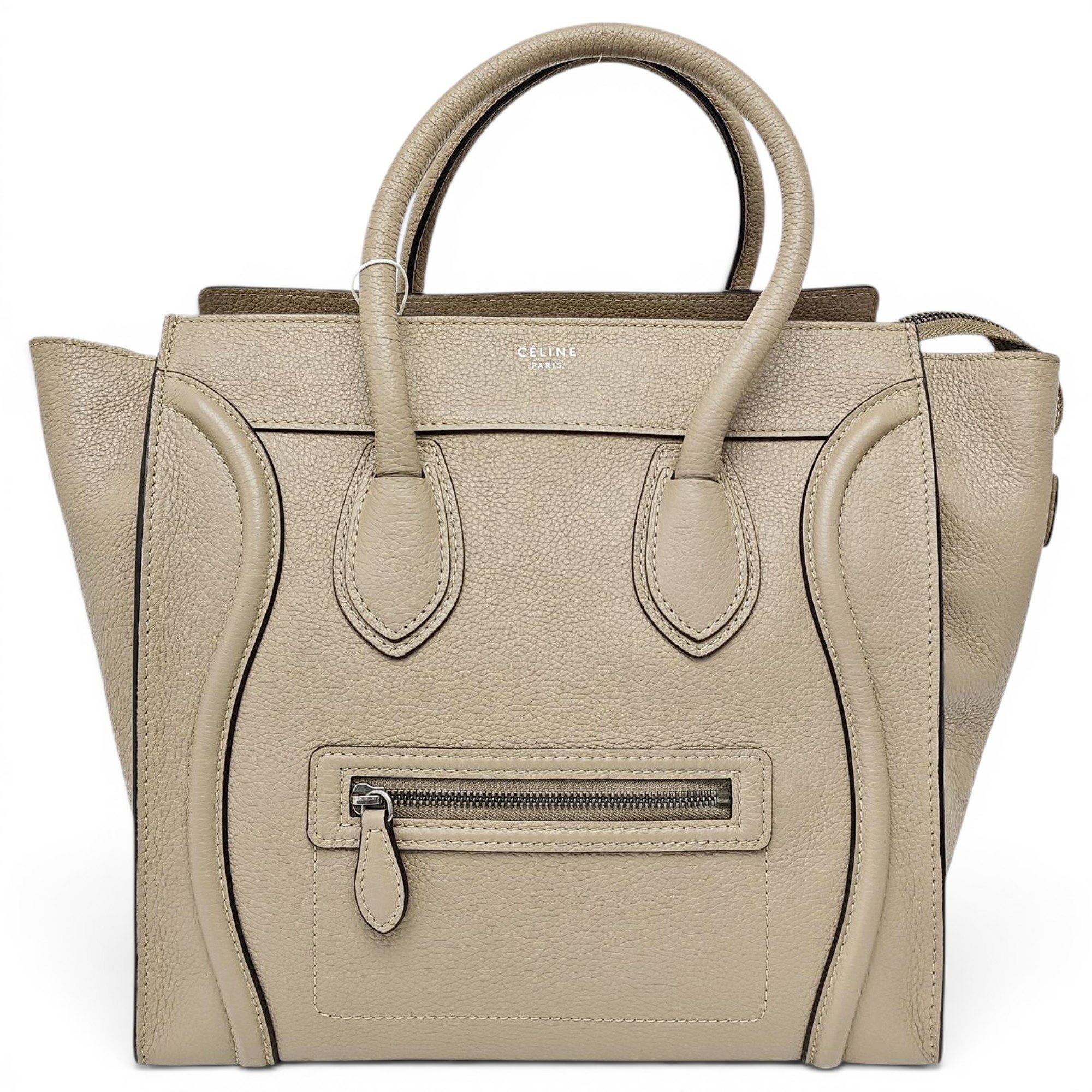 Luggage leather tote