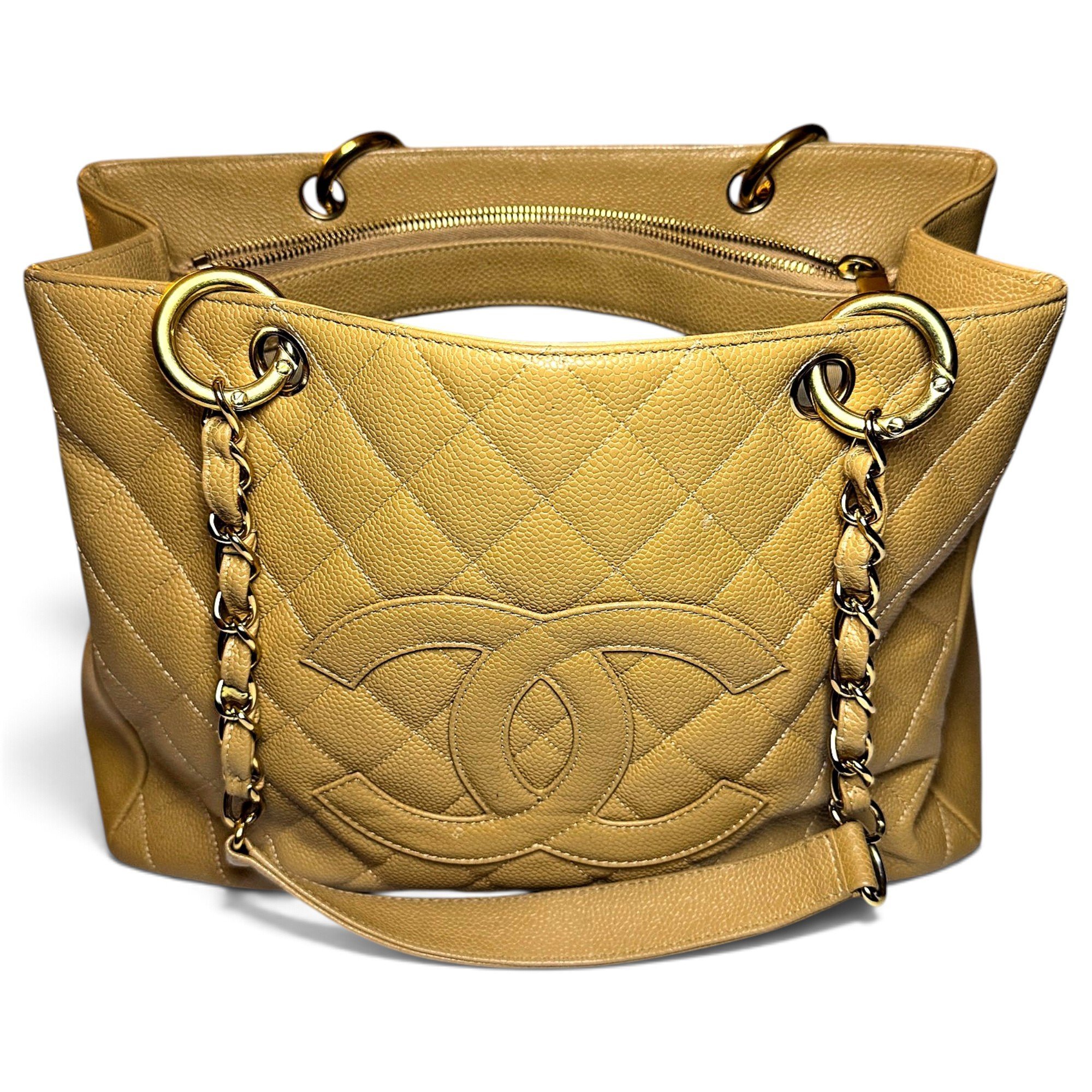 Grand shopping leather tote