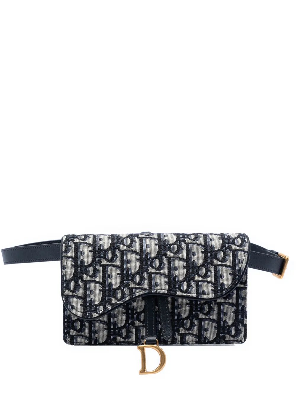 2019 Oblique Canvas Saddle belt bag