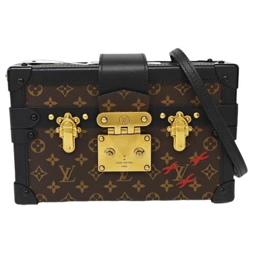 Petite Malle leather handbag