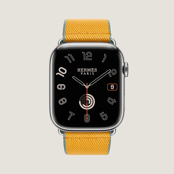 Apple Watch Hermès シンプルトゥール 《ツイル・ジャンプ》 45 MM
