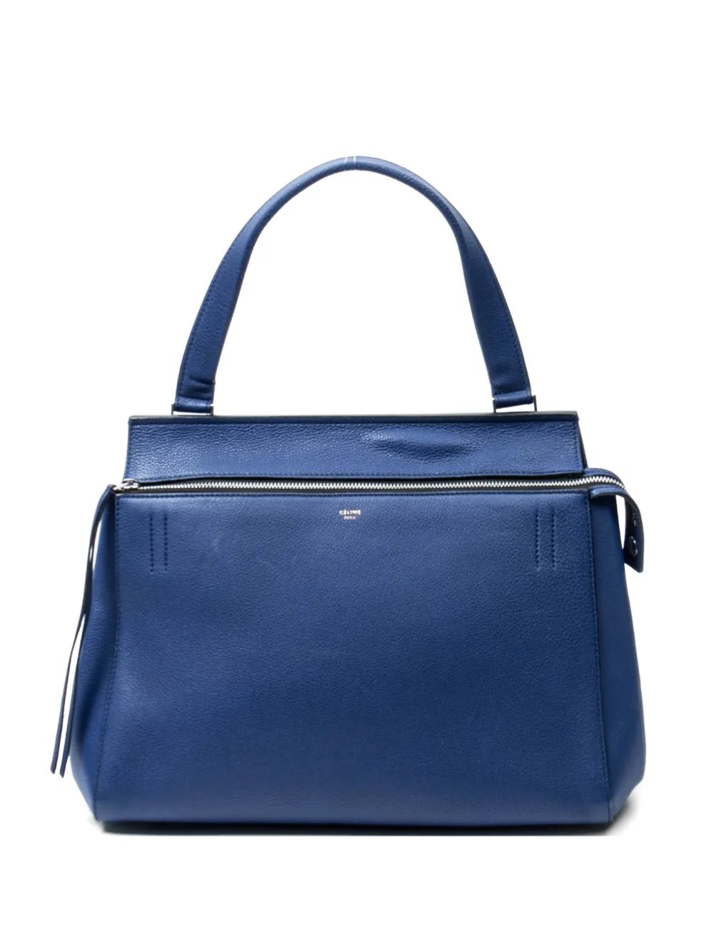 Ring leather tote bag