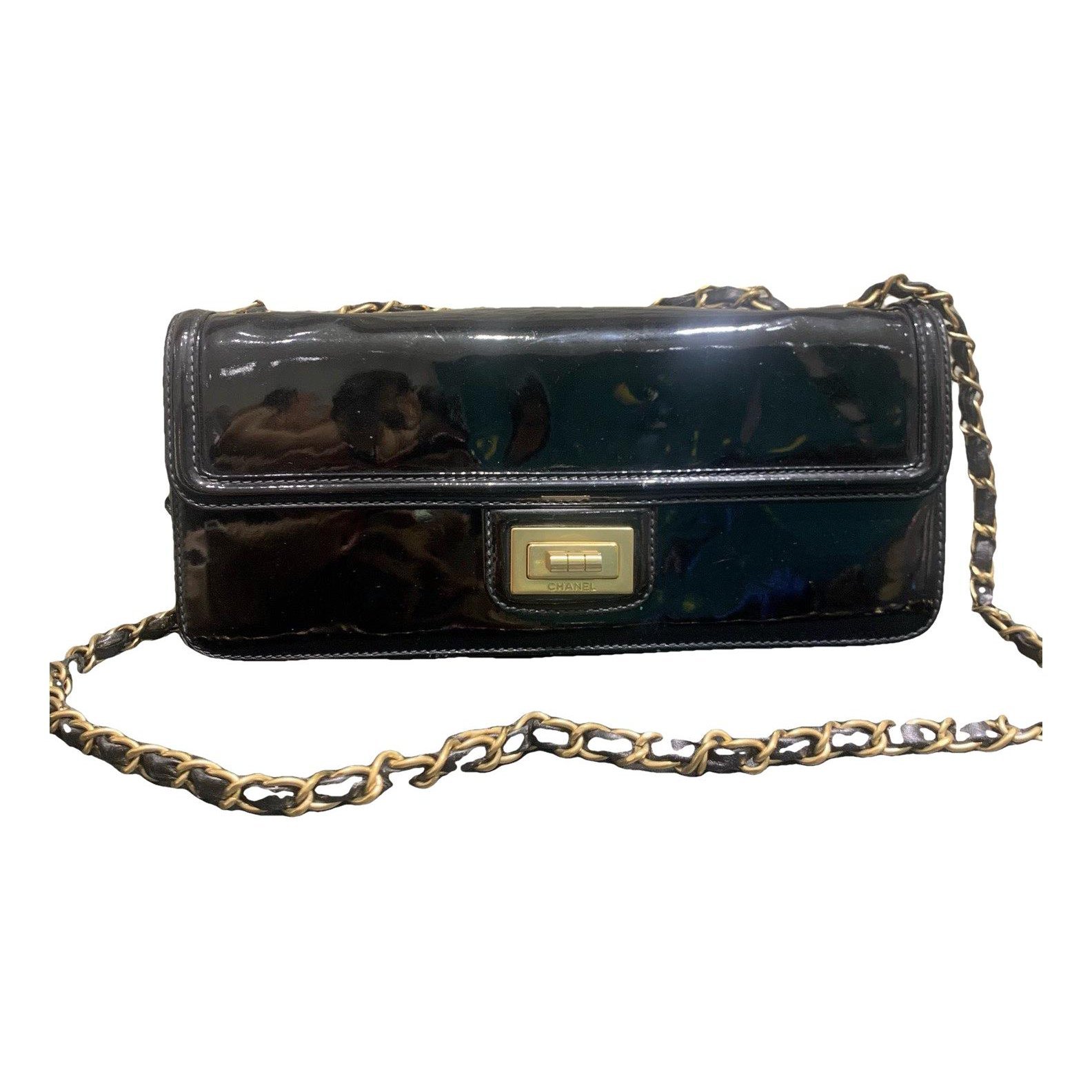 2.55 Long patent leather handbag