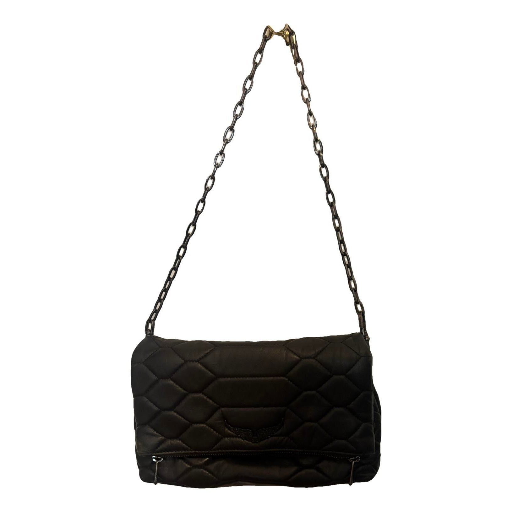 Leather crossbody bag
