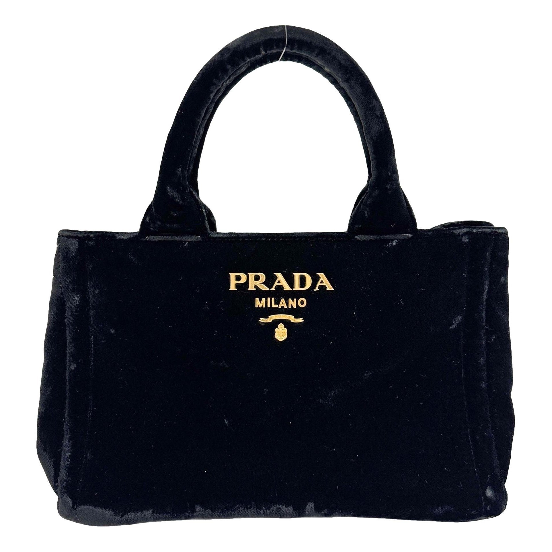 Velvet handbag