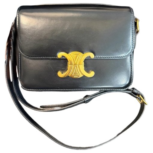 Triomphe leather handbag