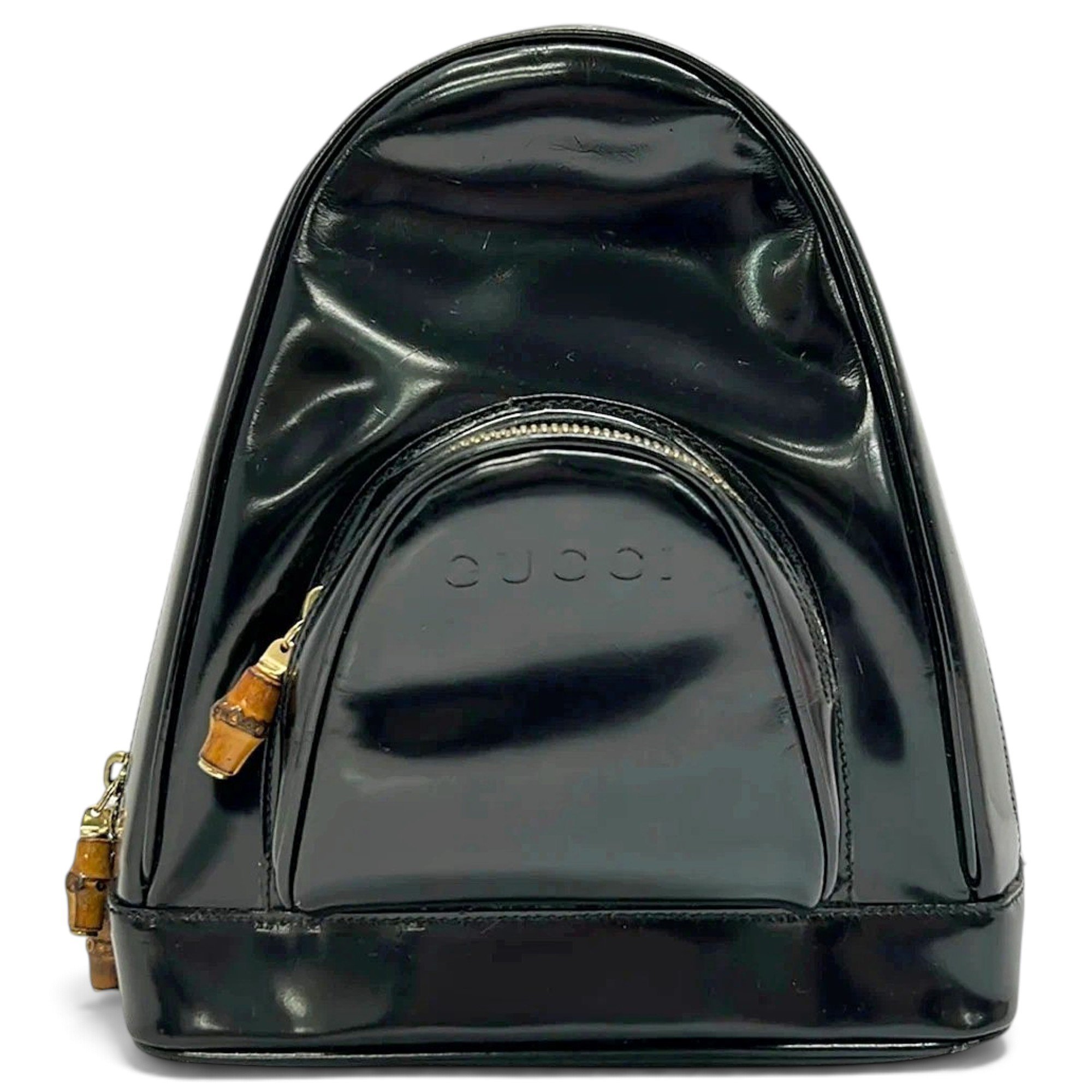 Leather backpack