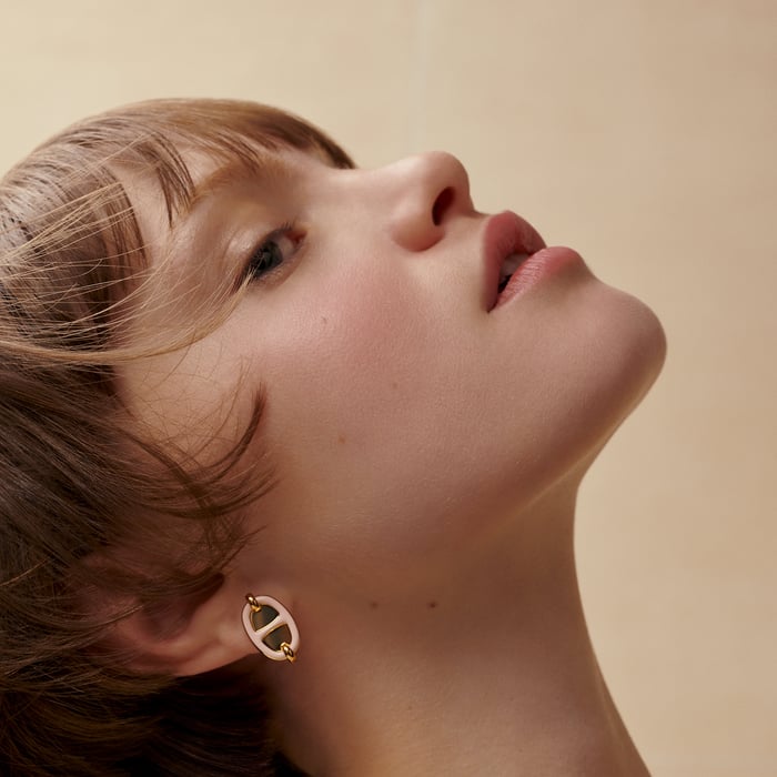 Noir Mini Maillon Earrings