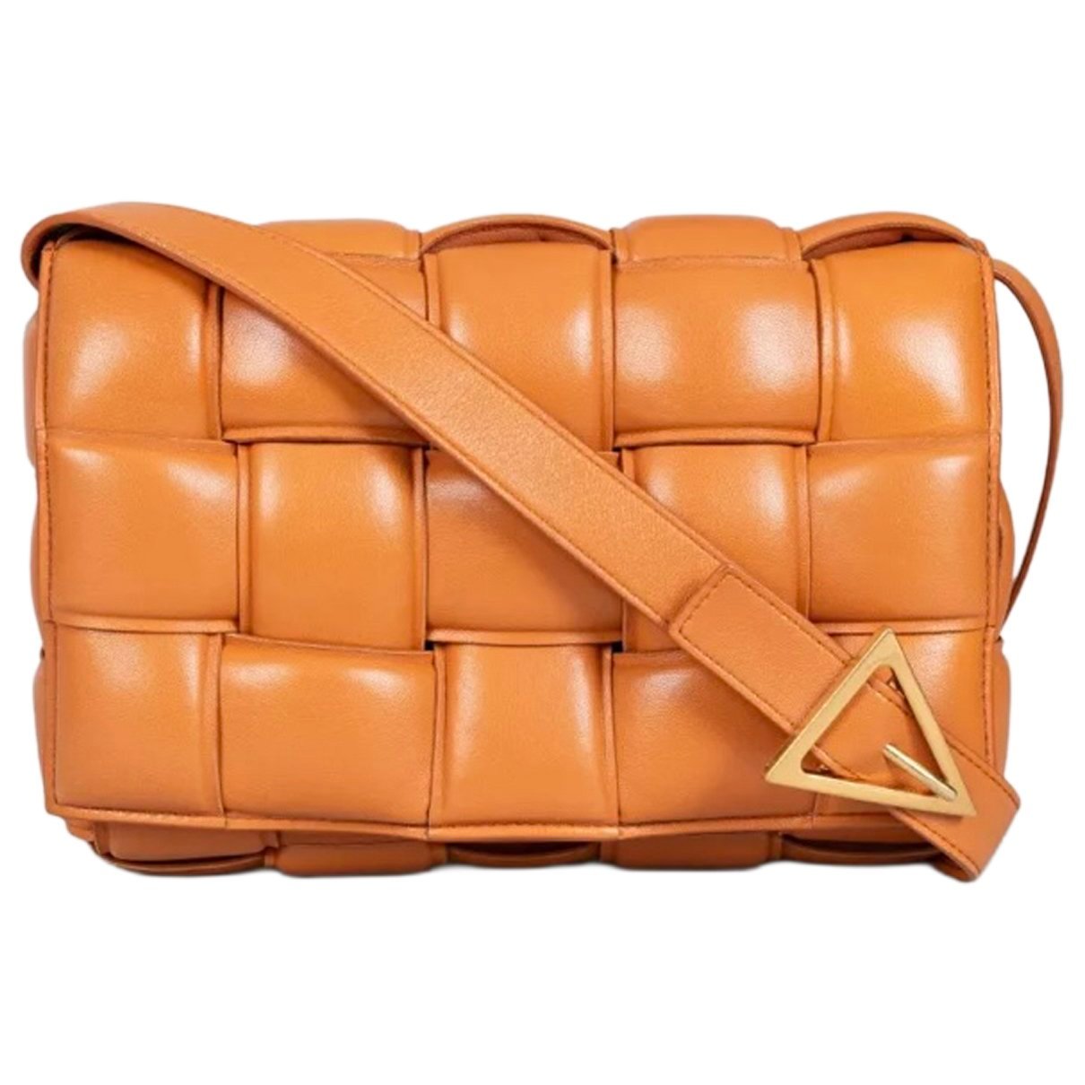 Cassette leather handbag