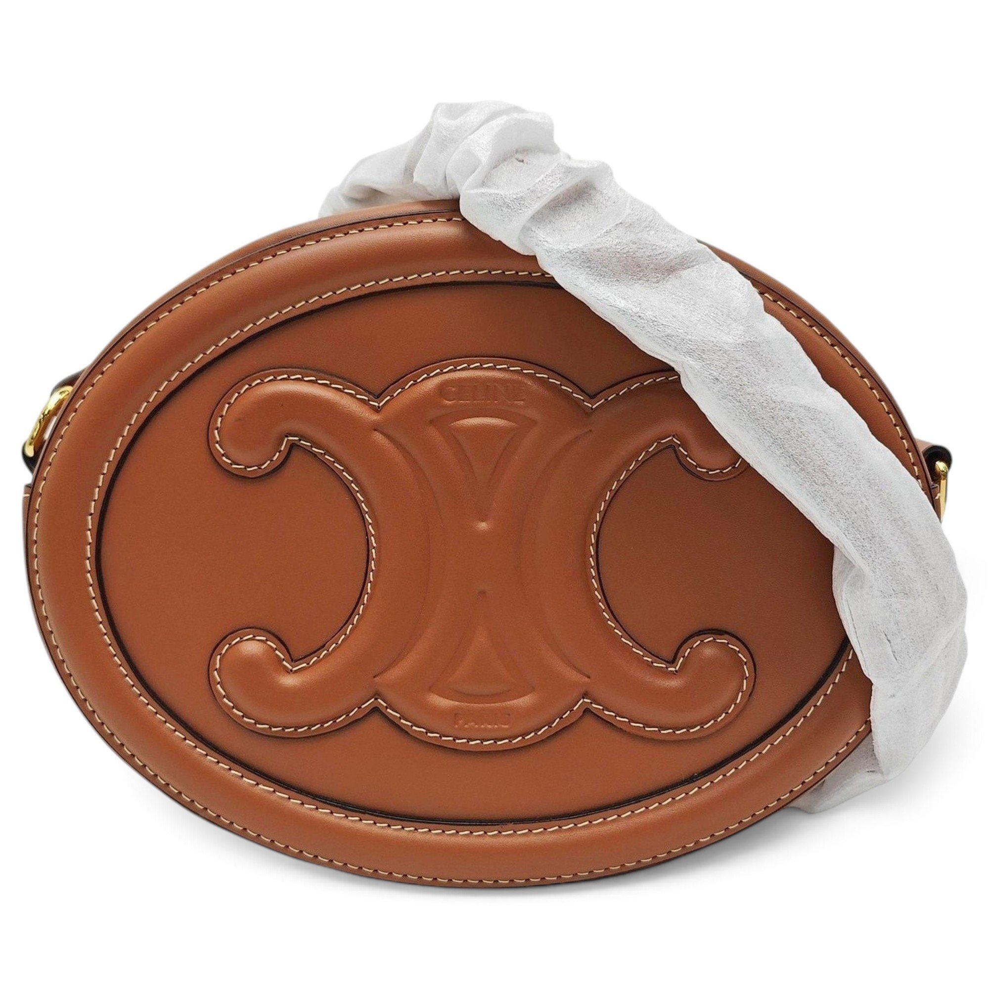Triomphe leather handbag