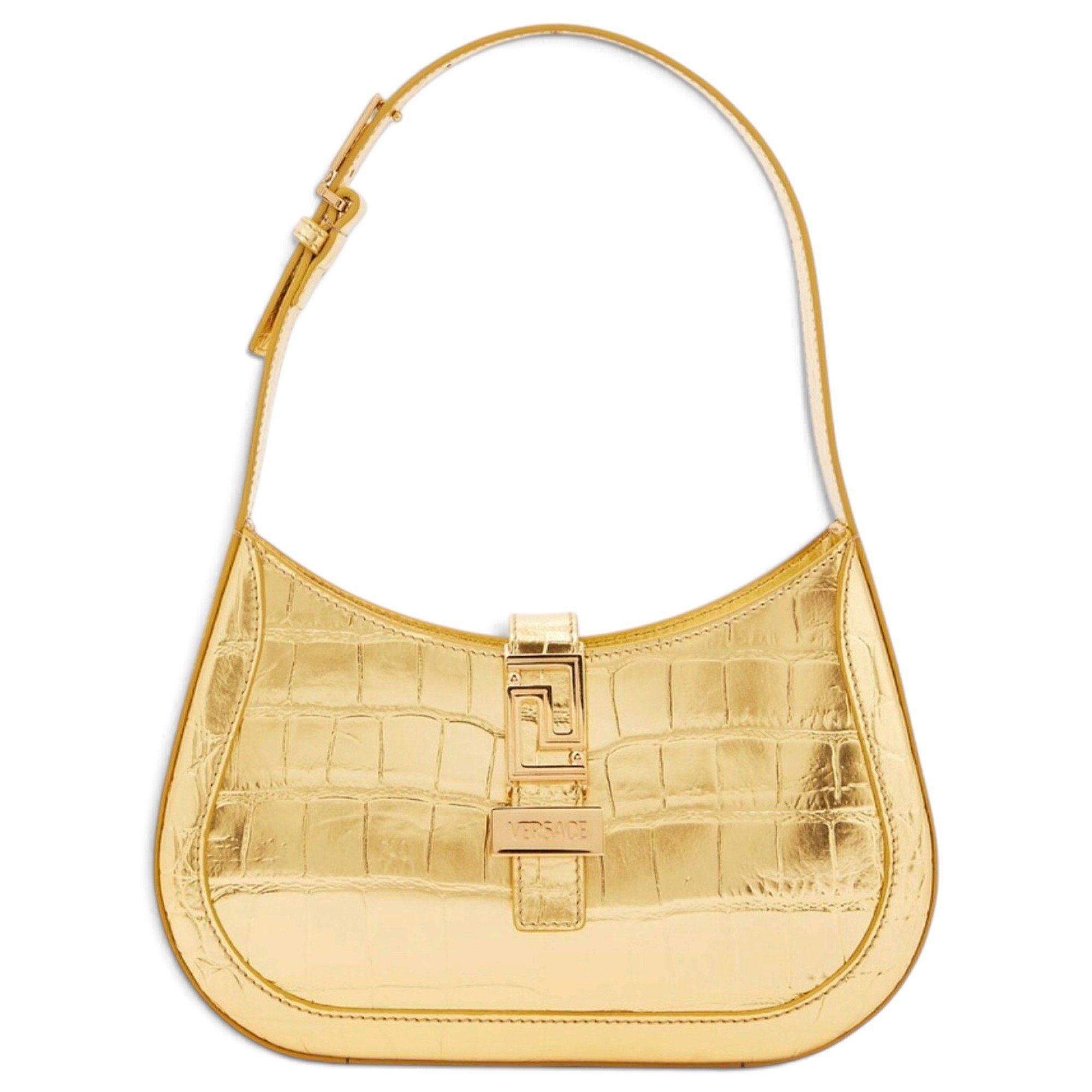 Versace Greca Goddess leather handbag