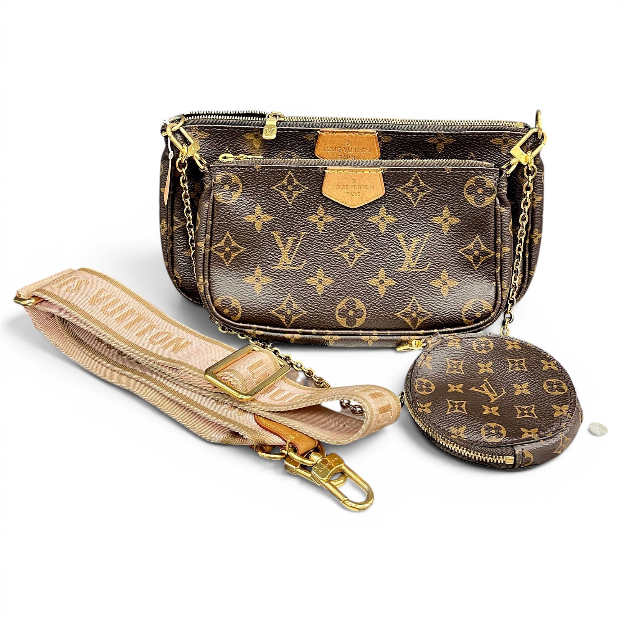 Multi Pochette Accessoires leather handbag