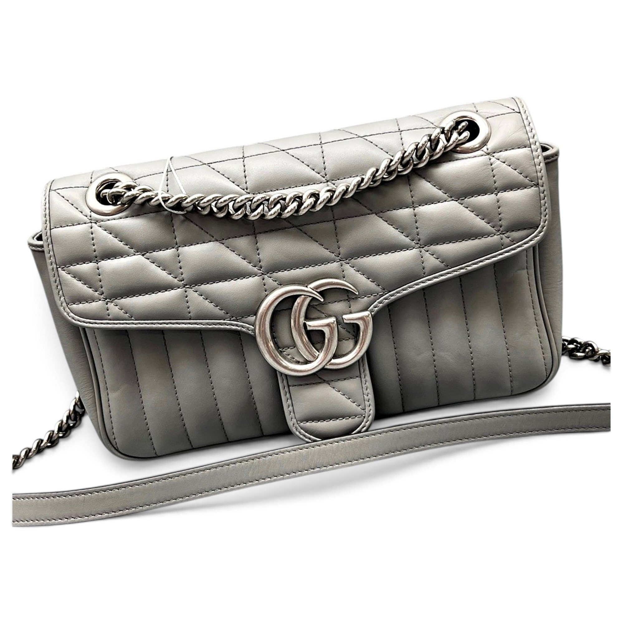 GG Marmont Flap leather handbag