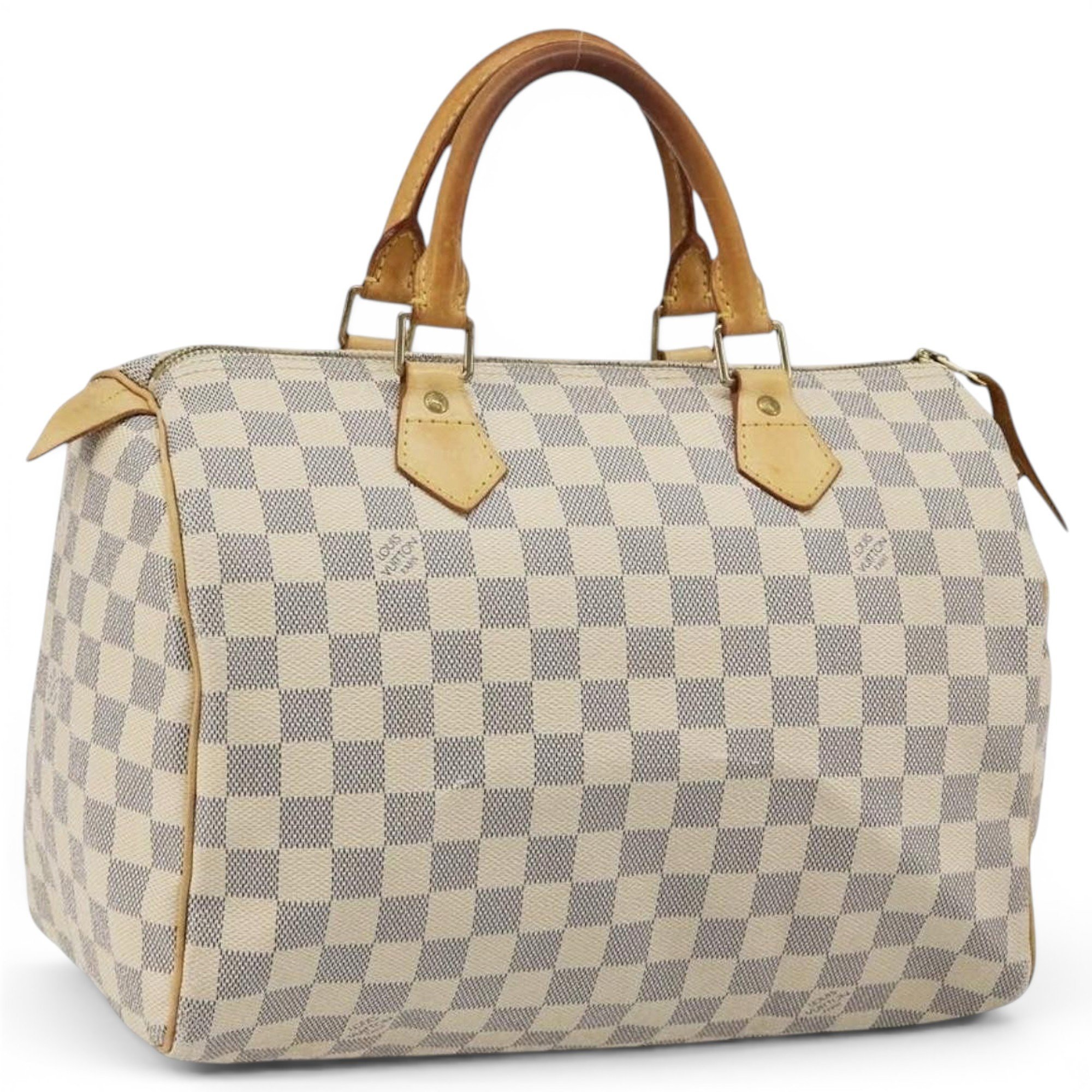 Speedy leather bowling bag