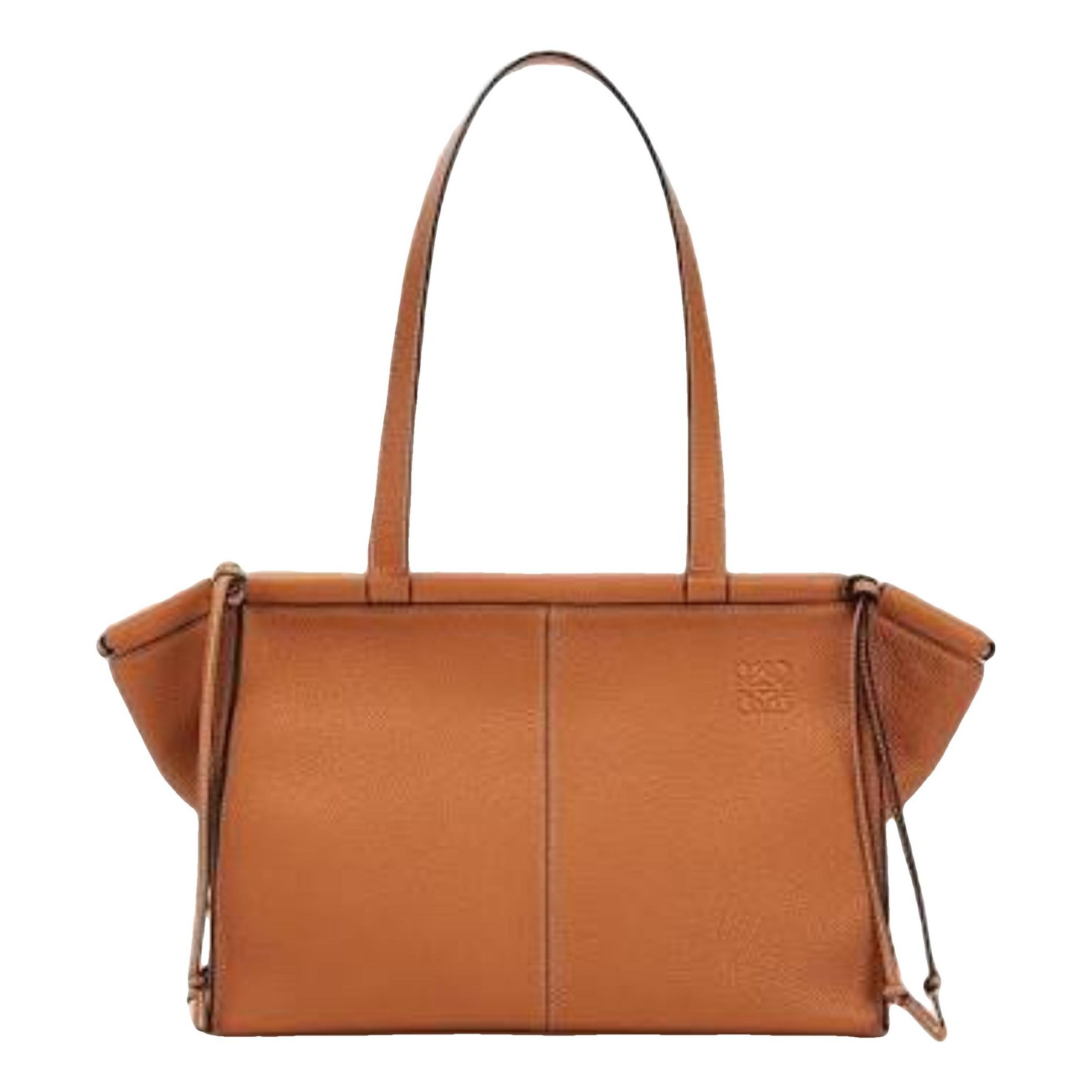 Cushion leather tote