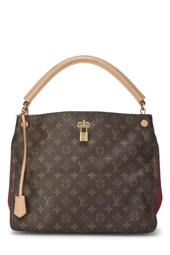 Red Monogram Canvas Gaia