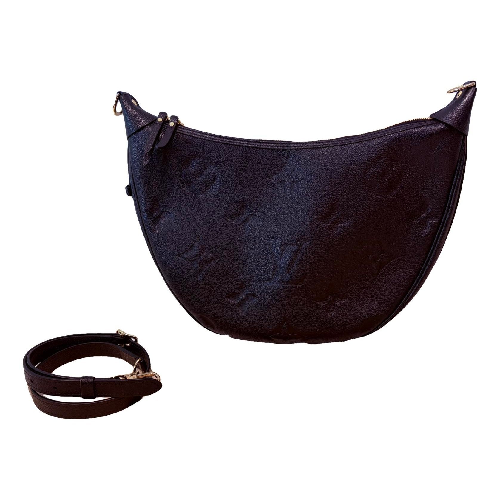 Loop leather crossbody bag