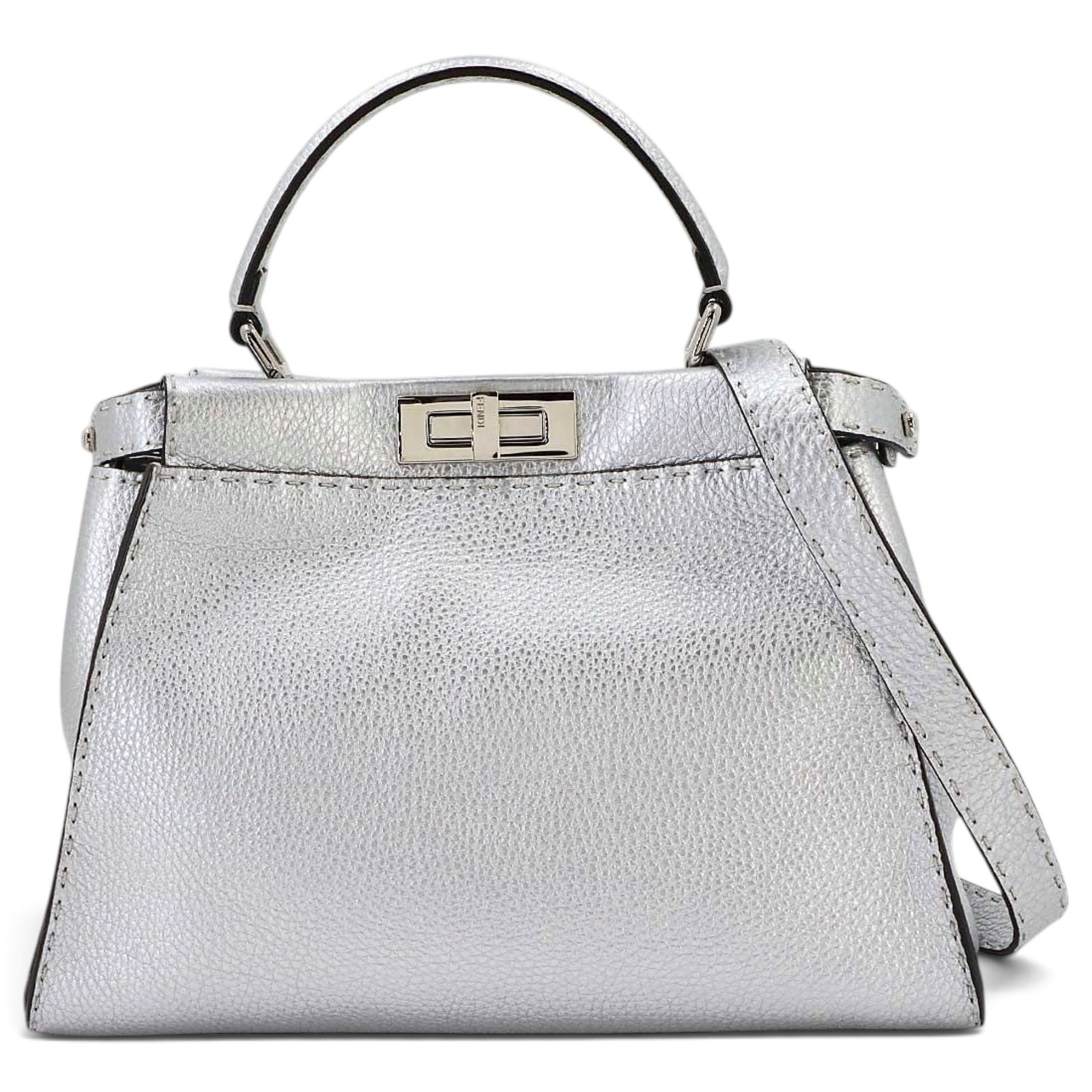 Peekaboo leather handbag