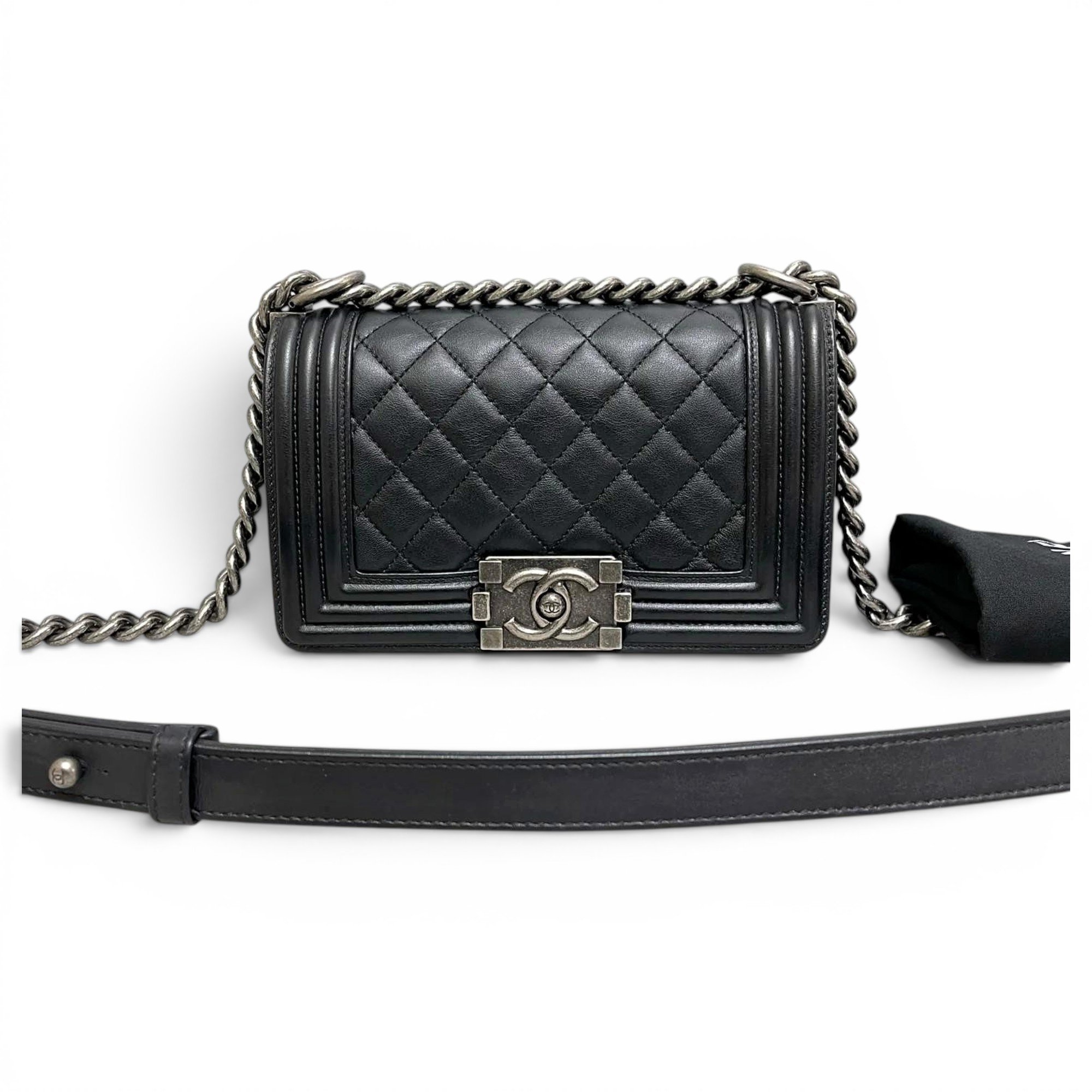 Leather handbag