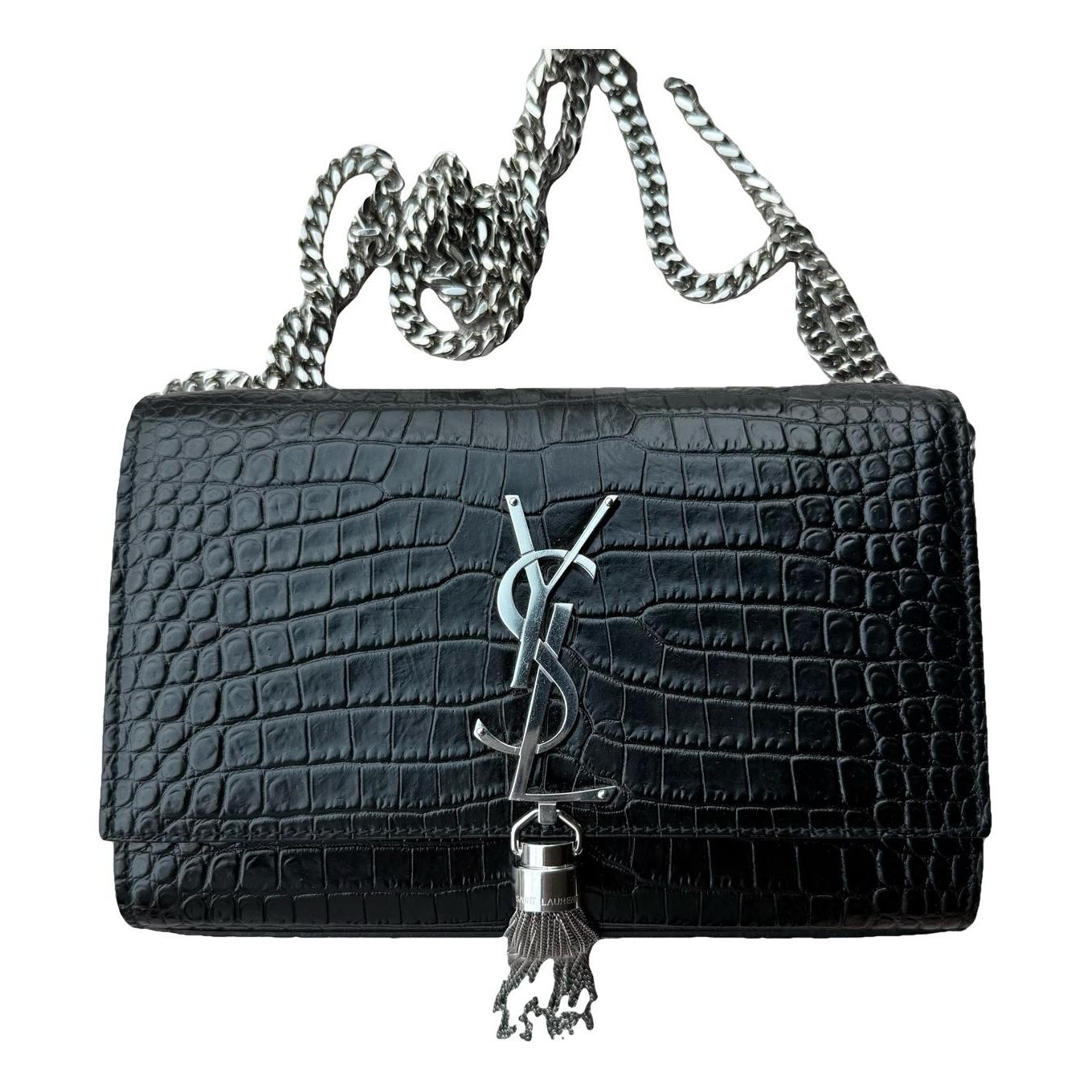 Pompom Kate leather handbag