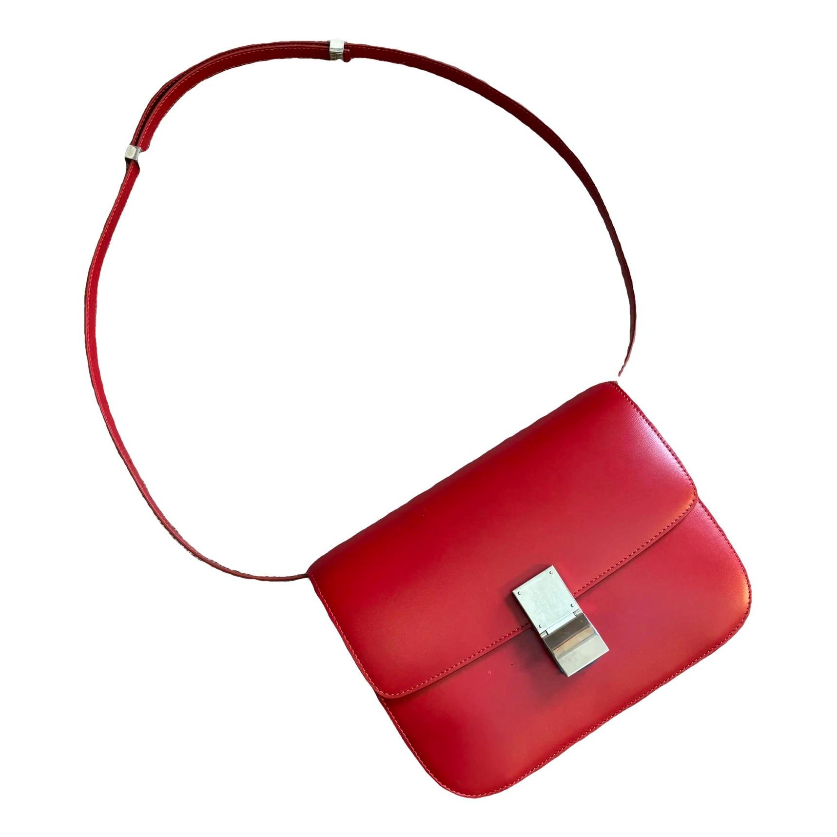 Classic leather crossbody bag