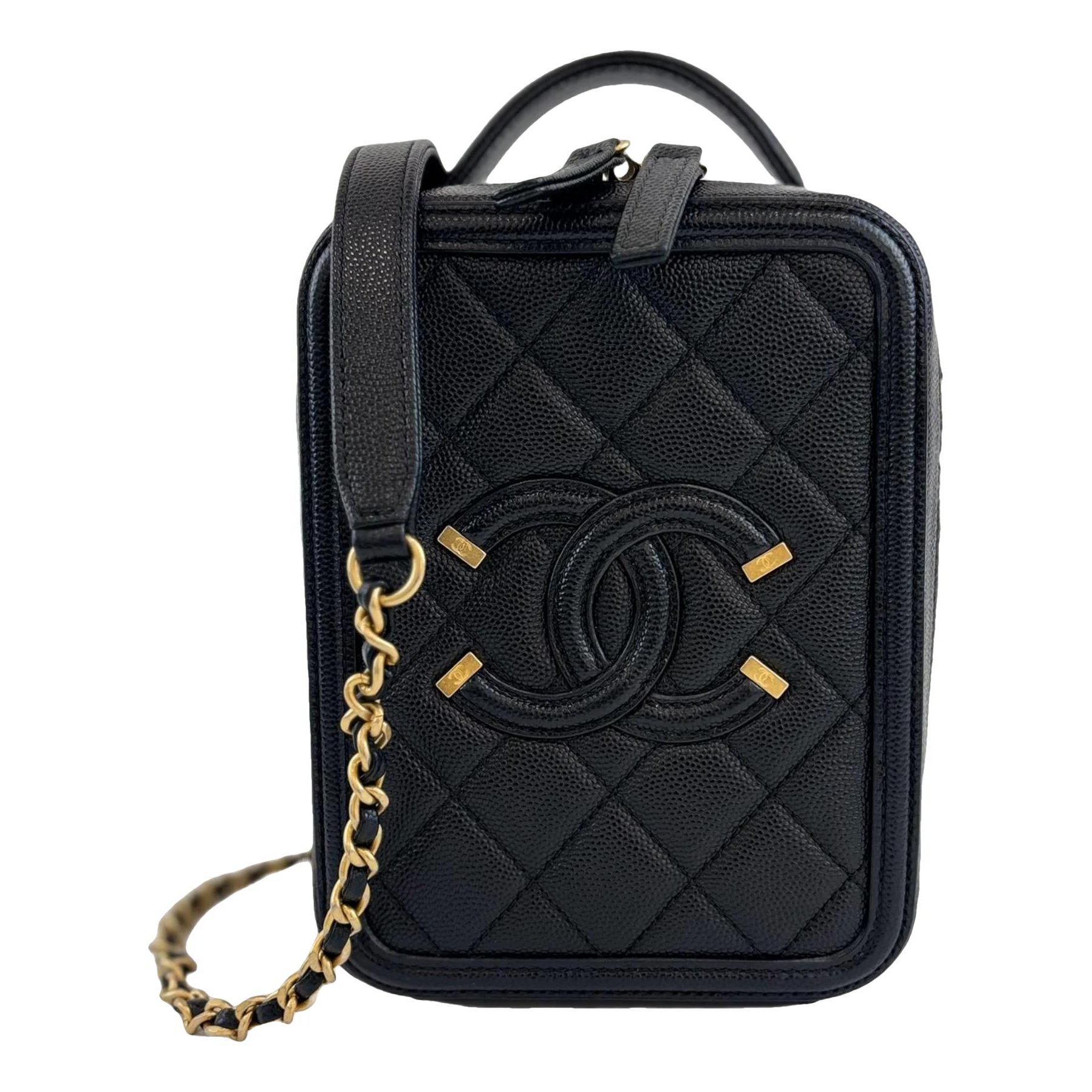 CC Filigree leather handbag