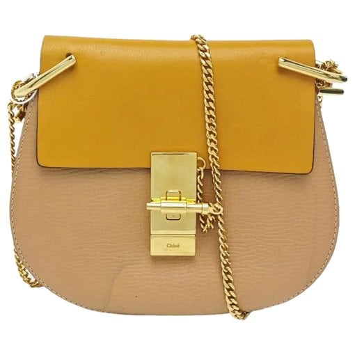 Drew leather handbag