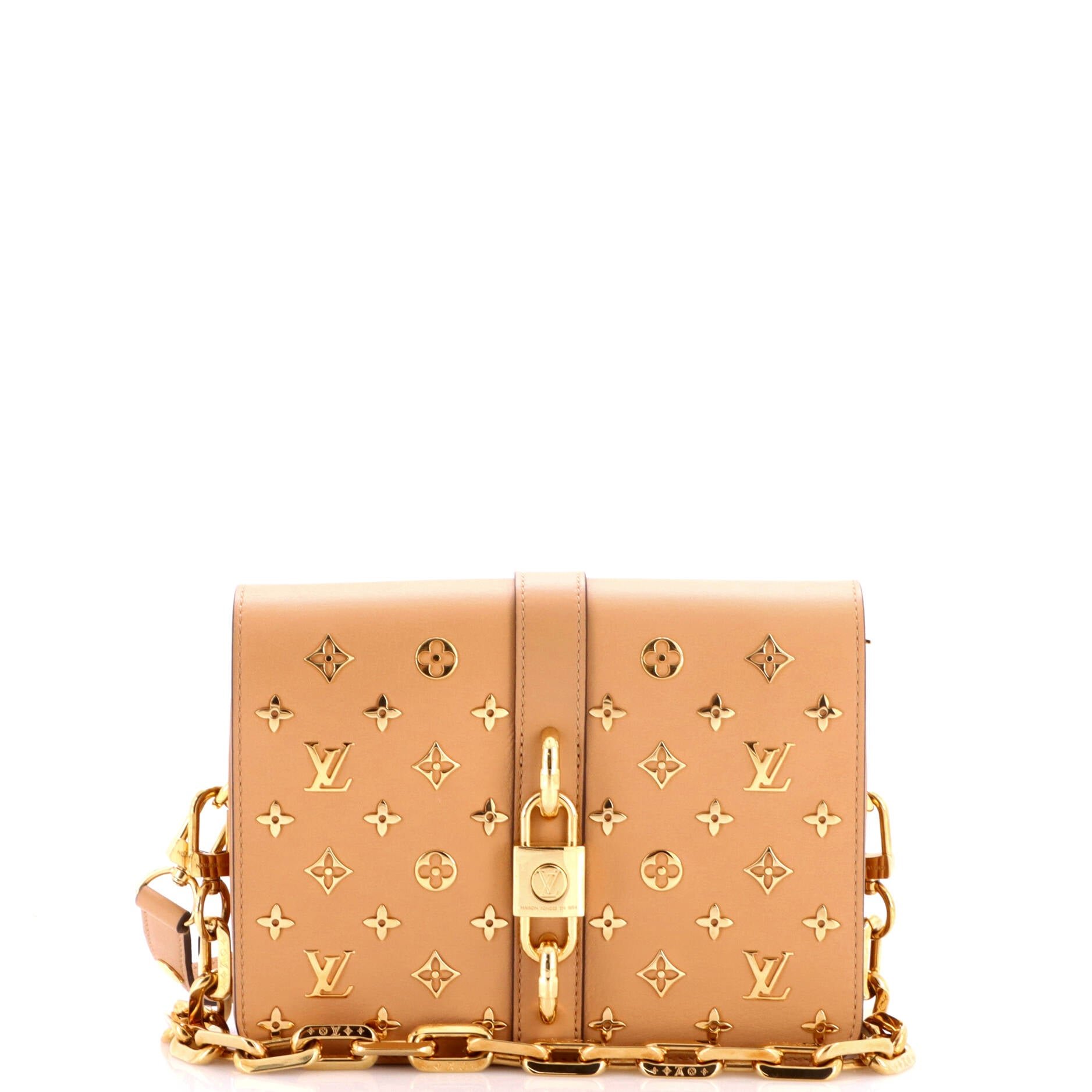 Rendez-Vous Shoulder Bag Monogram Metal Calfskin