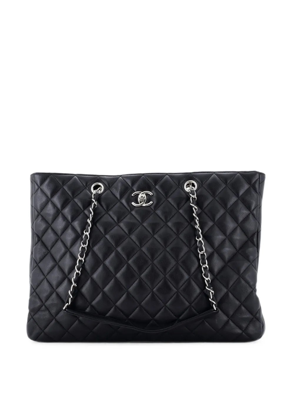 Classic CC Shopping Quilted Calfskin Large tote bag