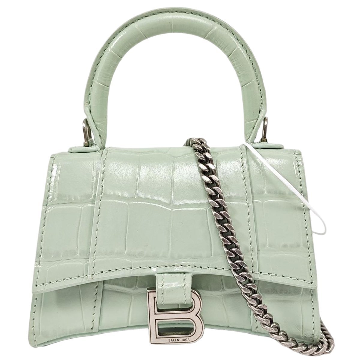 Balenciaga Hourglass leather handbag