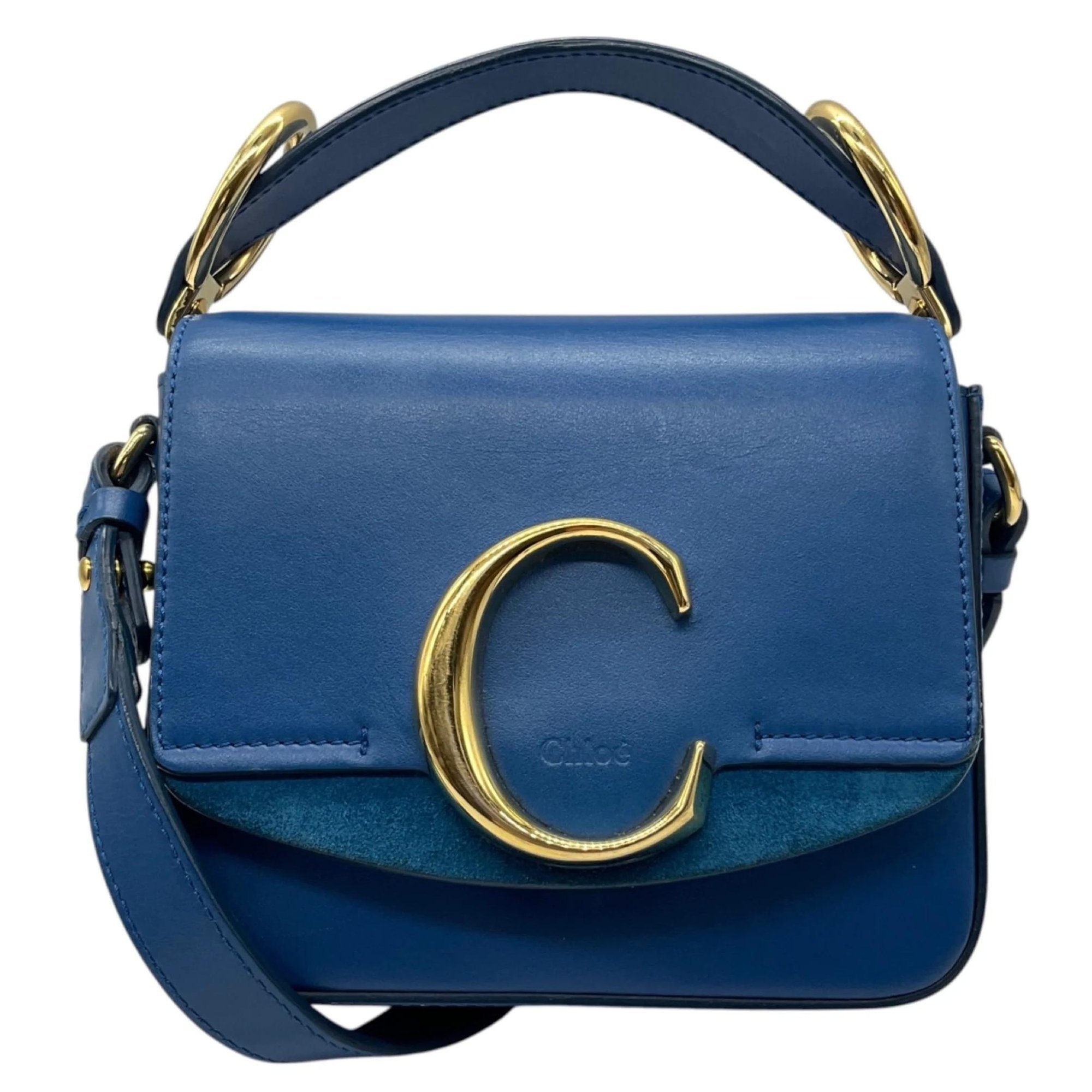 C leather handbag