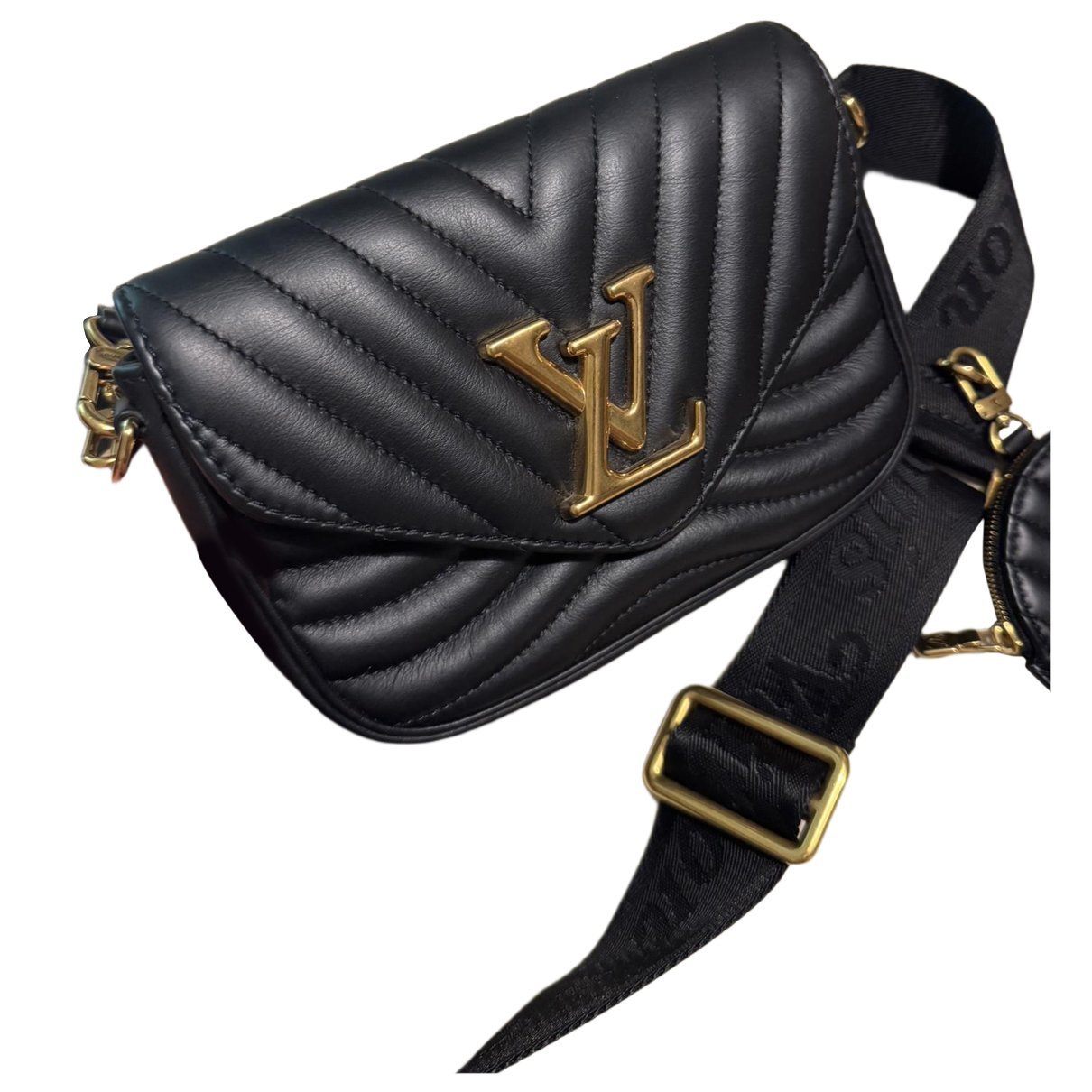 Multi-Pochette New Wave leather crossbody bag