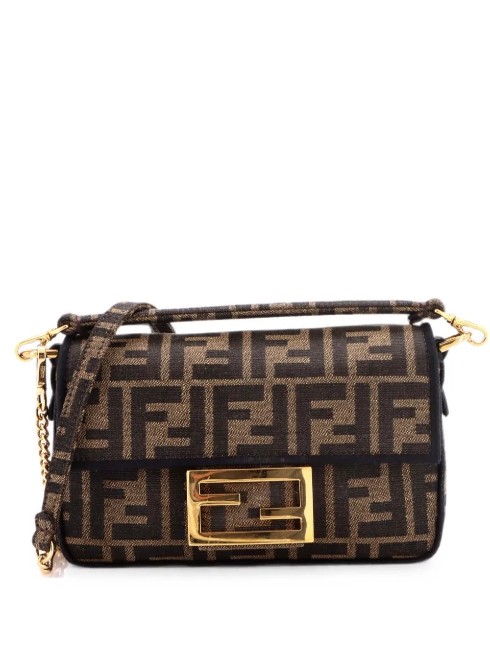 Baguette NM Bag Zucca Canvas Mini crossbody bag