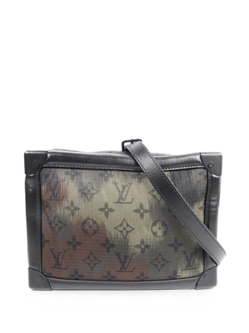 Soft Trunk Monogram Camouflage messenger bag