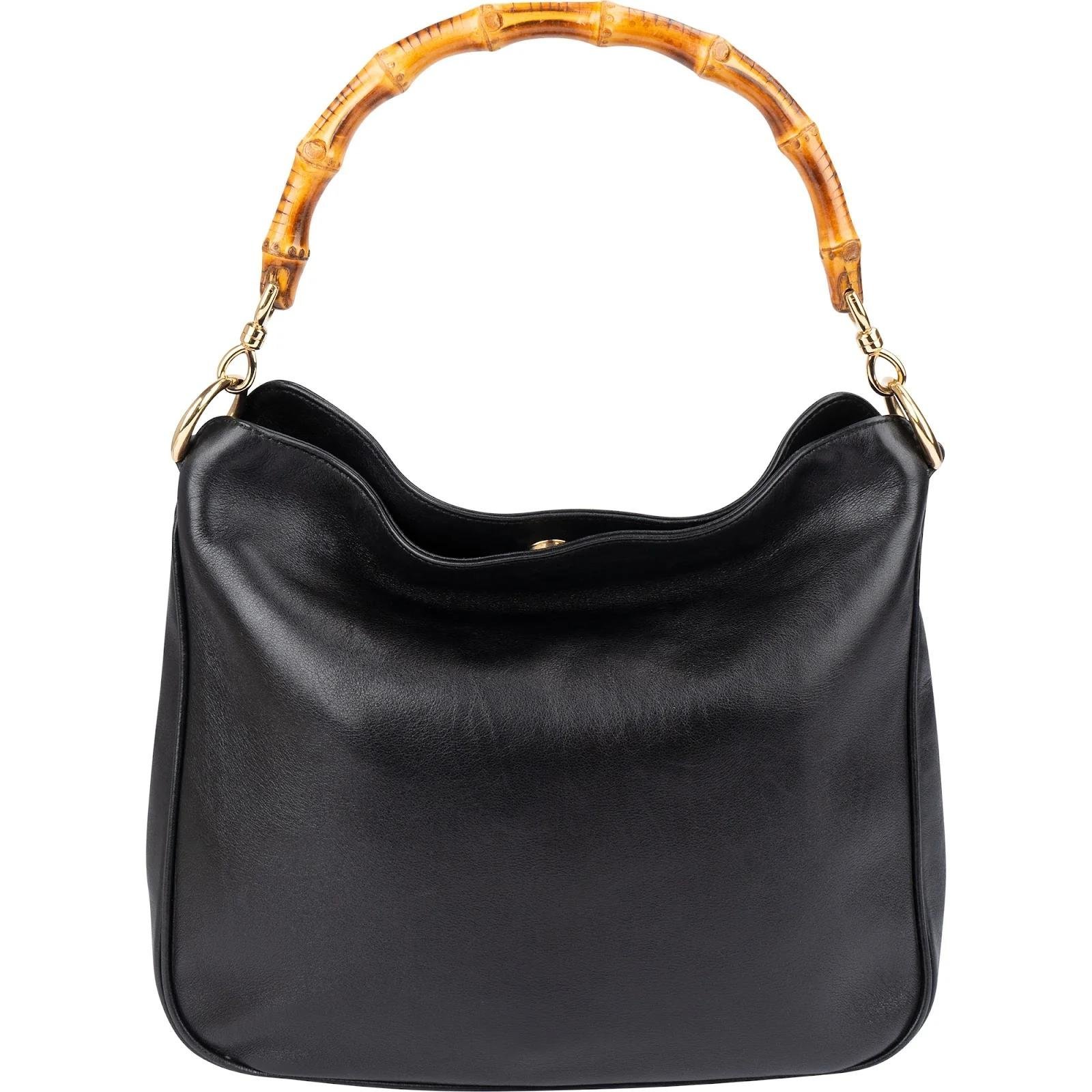 Bamboo leather handbag