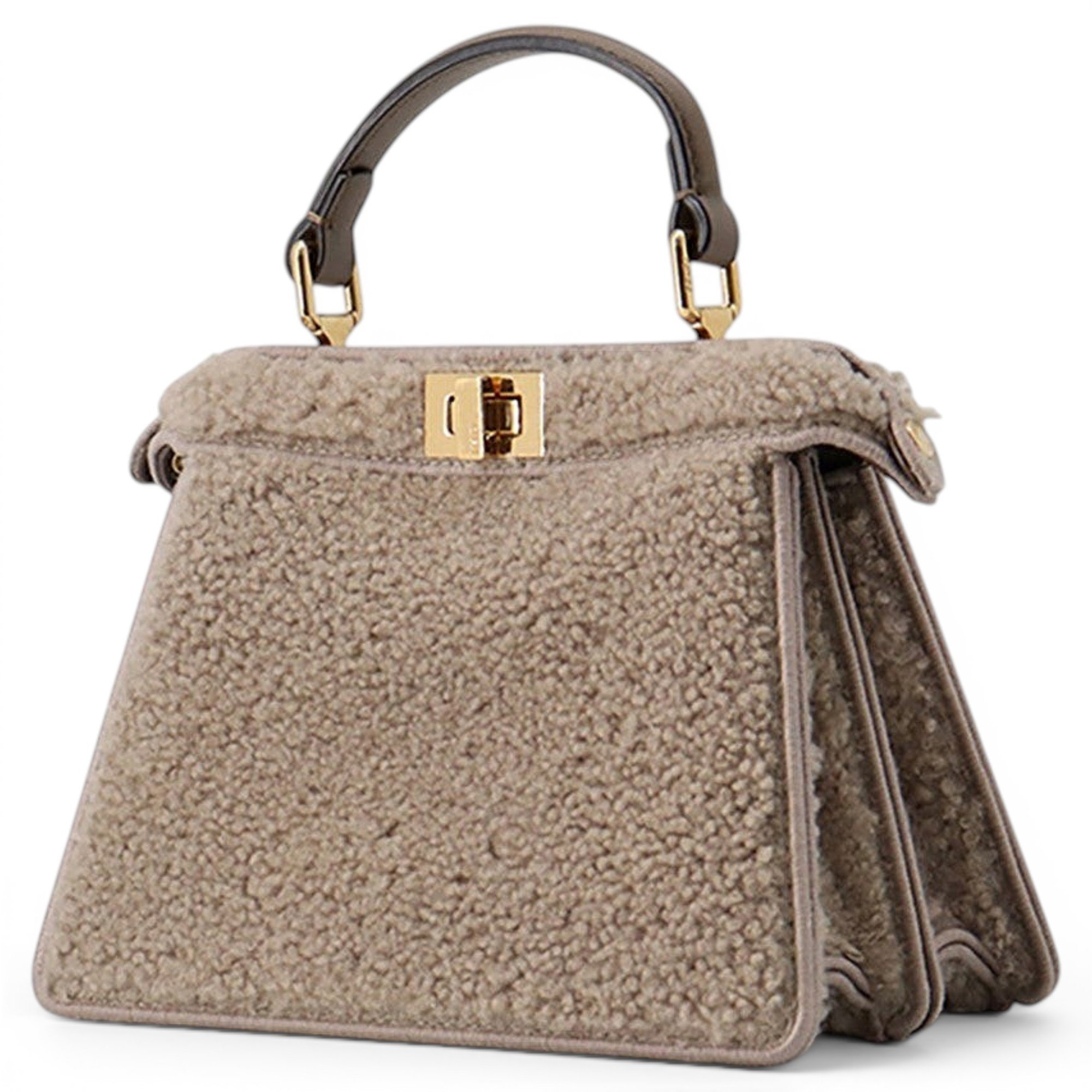 Peekaboo IseeU faux fur handbag