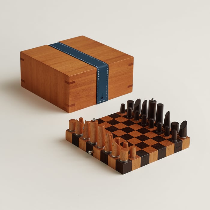 Bleu De Malte Samarcande Mini Chess Set