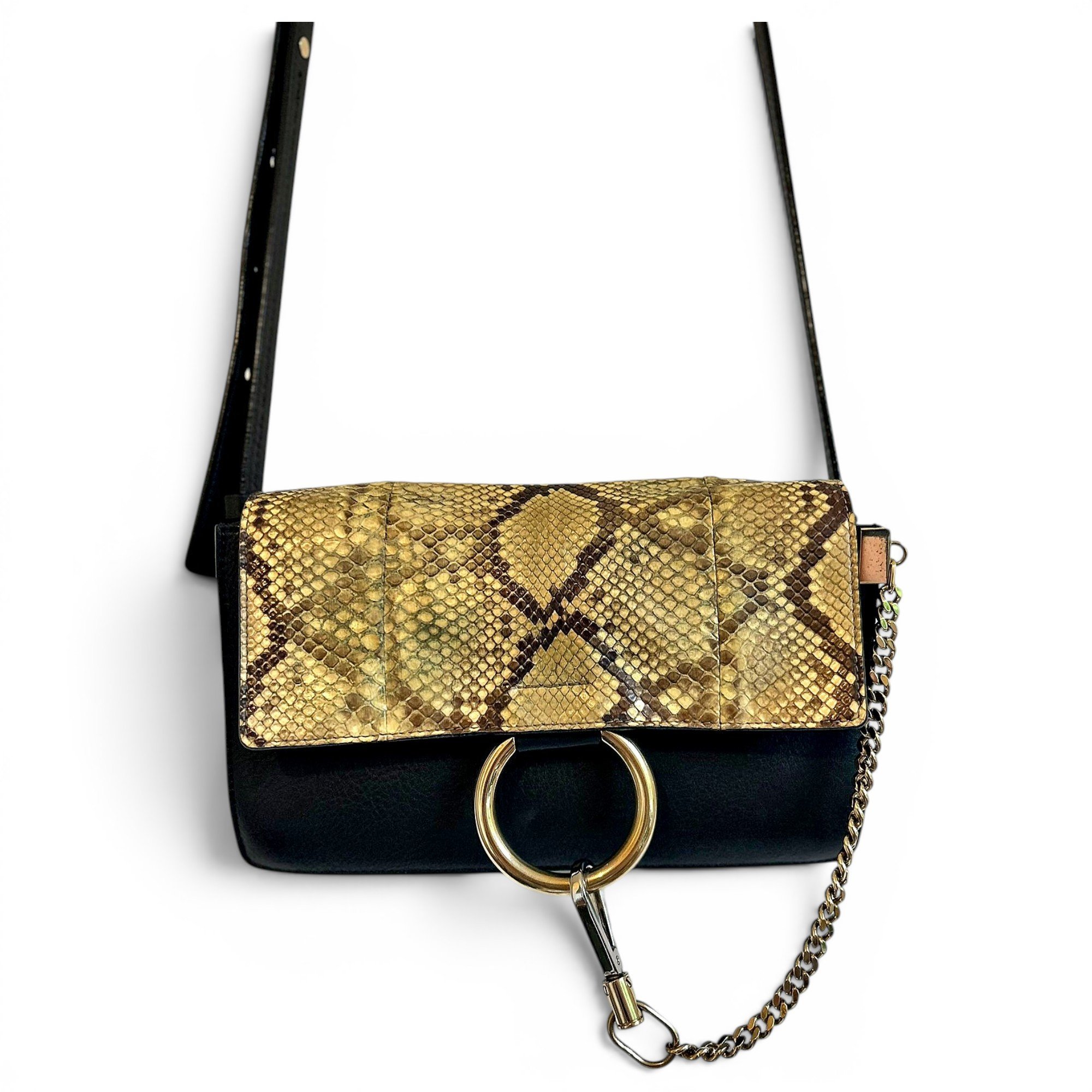 Faye leather crossbody bag