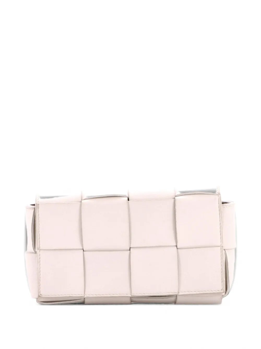 Cassette Belt Bag Maxi Intrecciato Leather crossbody bag