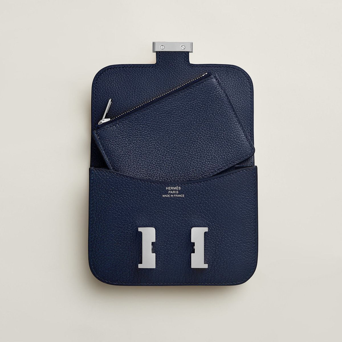 Bleu Nuit Constance Slim Wallet