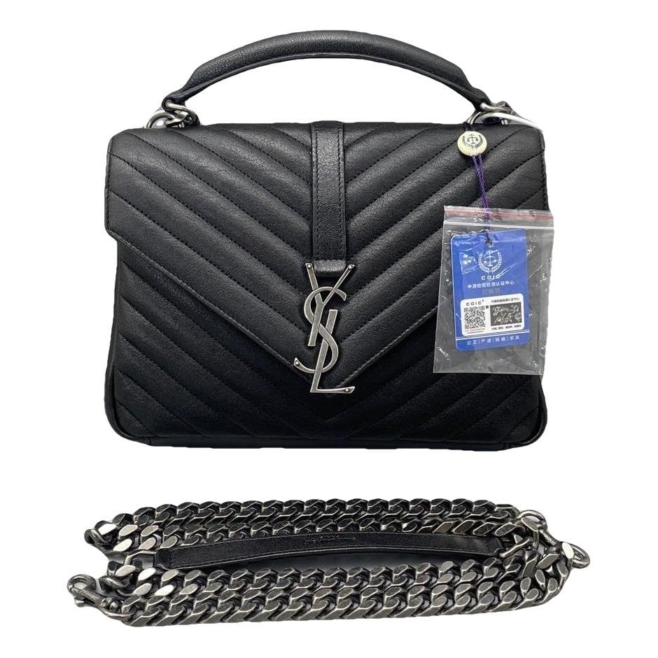 Envelope leather handbag