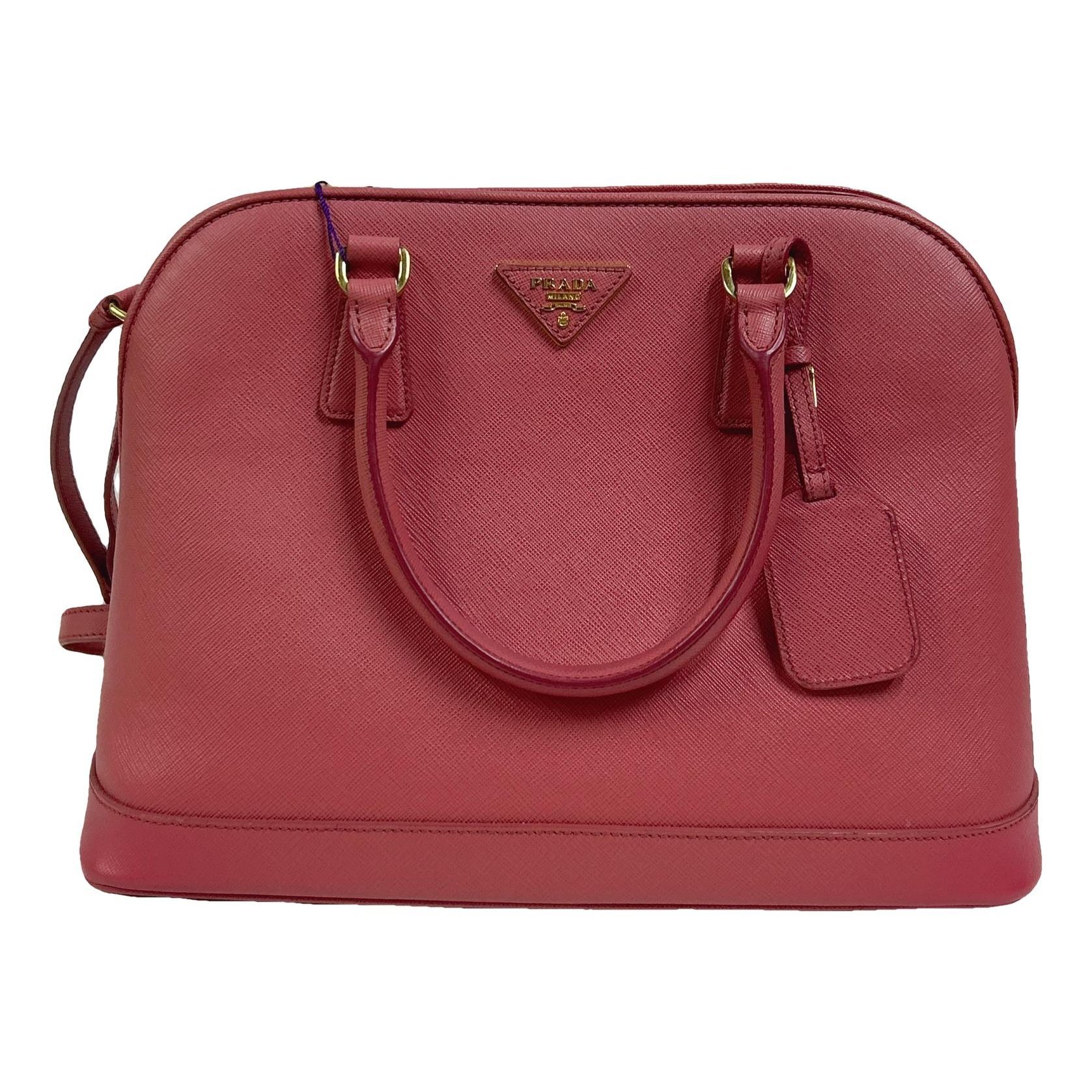 Promenade leather handbag