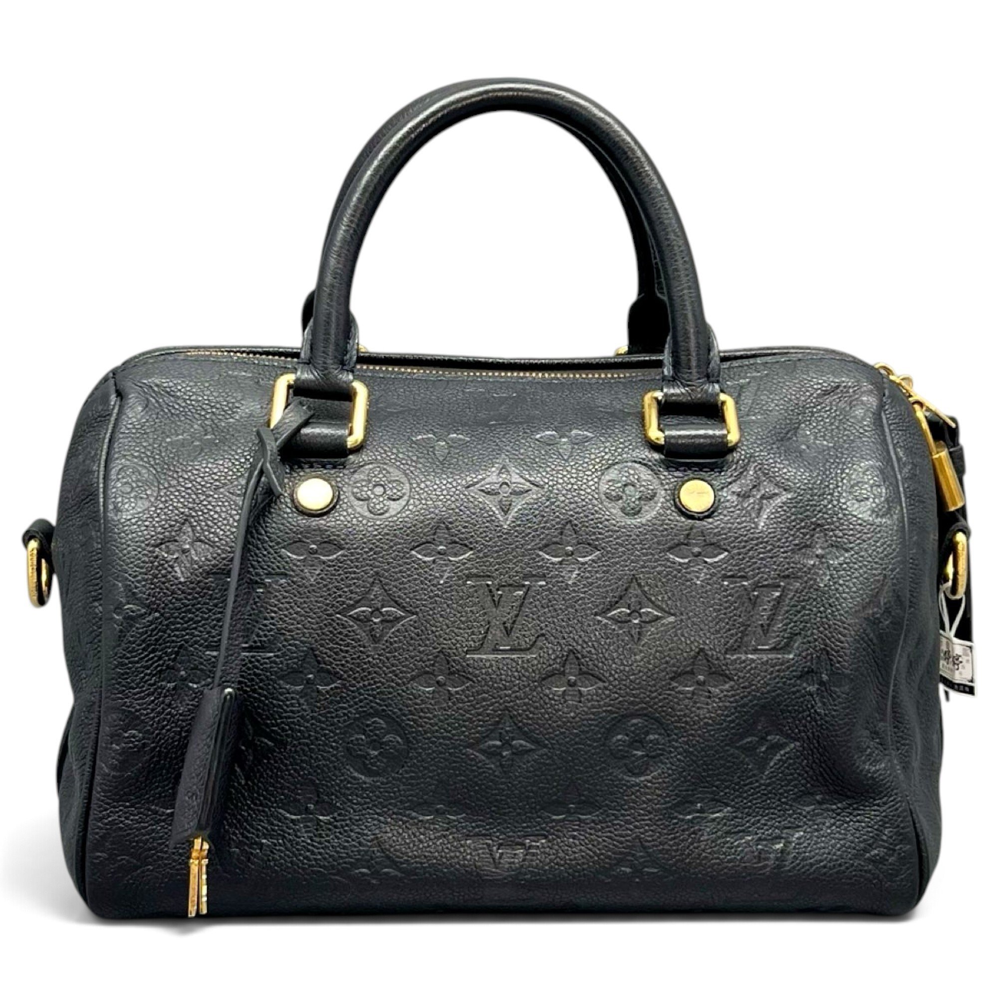 Speedy leather handbag