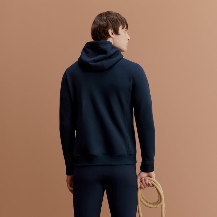 Navy Hermès Fit Sweatshirt